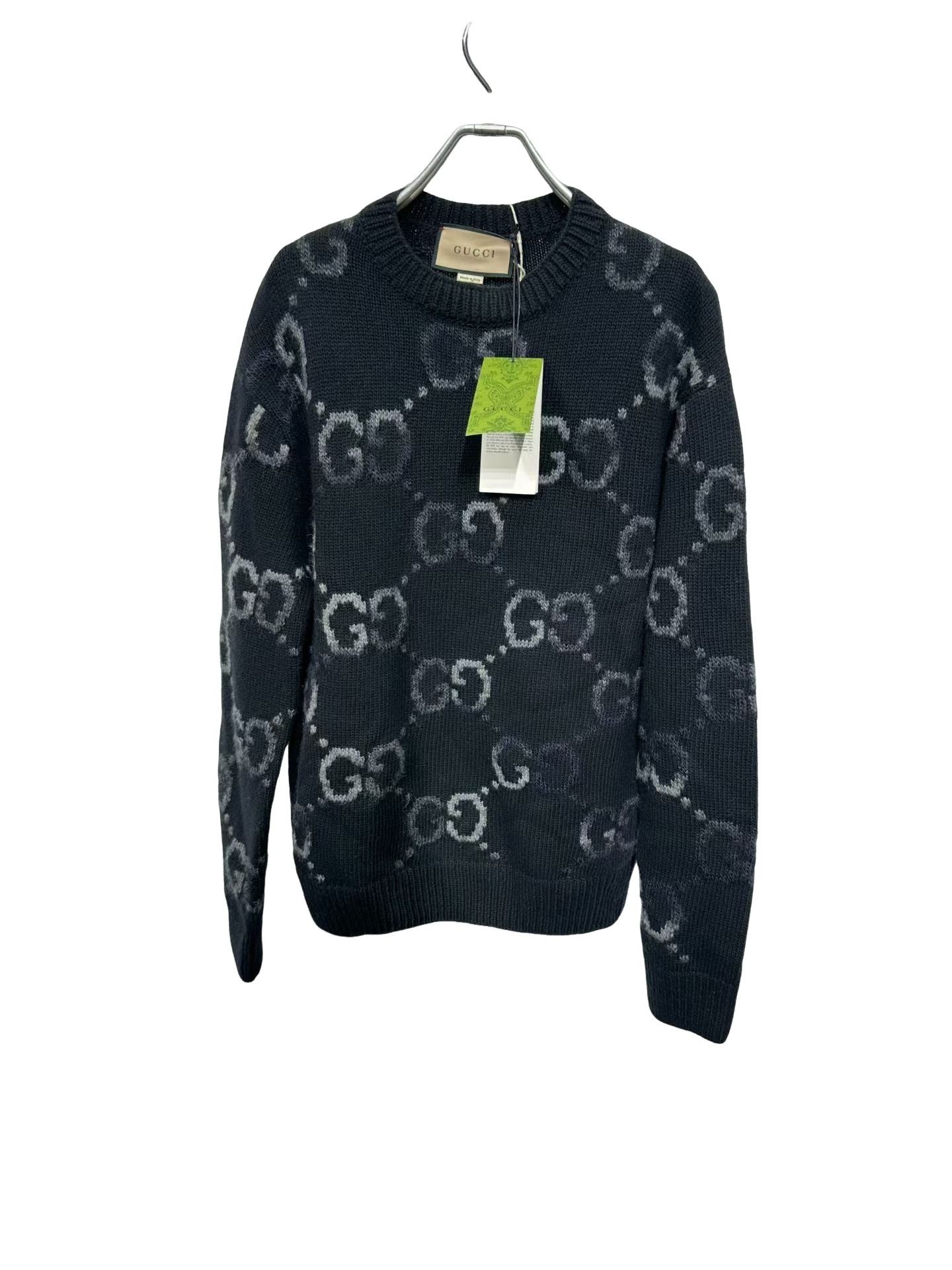 Gucci Gucci Monogram Double G Knit Sweater Size M Size US M / EU 48-50 / 2 - 1 Thumbnail