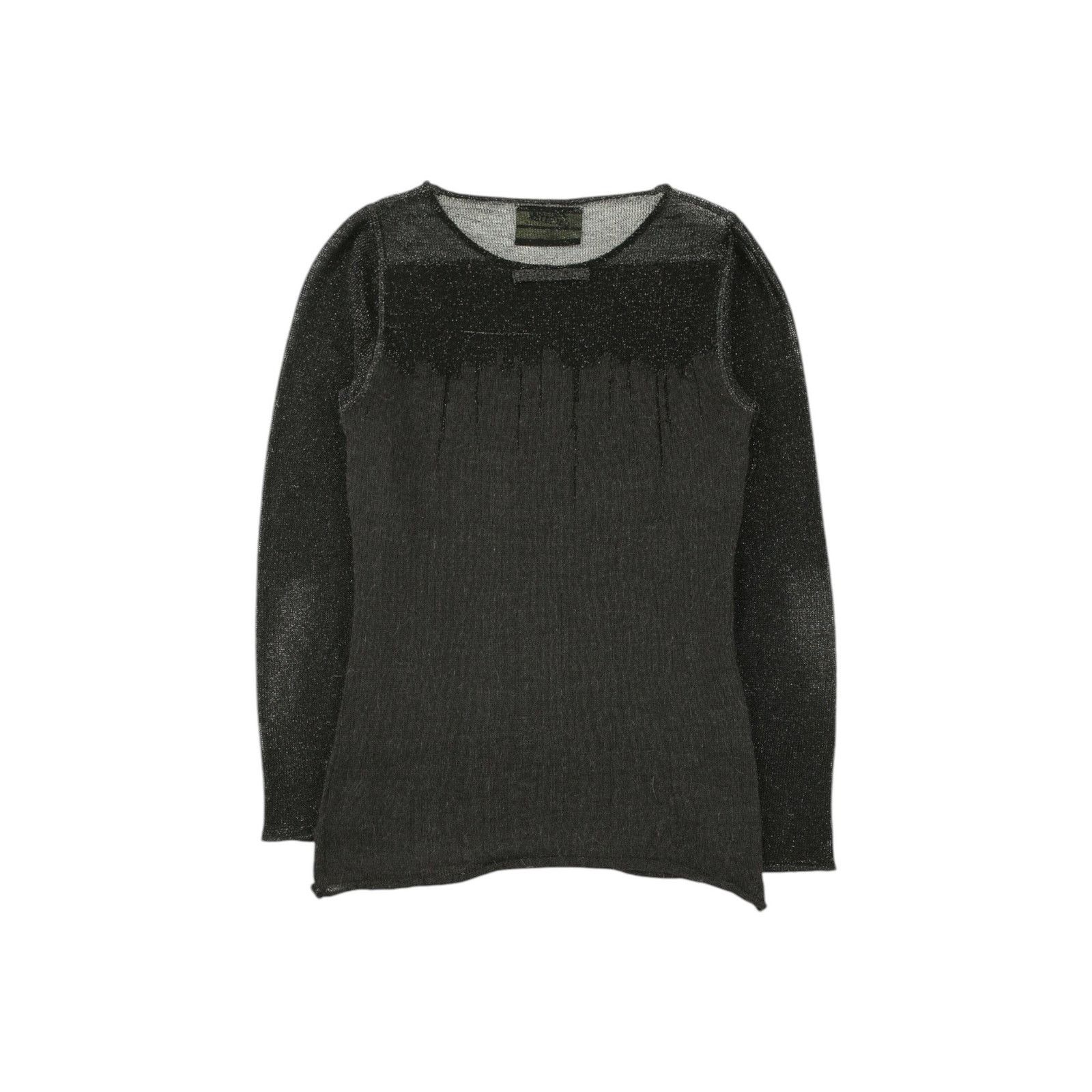 Jean Paul Gaultier A/W 1998 Maille Blood Drip Glitter Mesh Long Sleeve Size M / US 6-8 / IT 42-44 - 2 Thumbnail