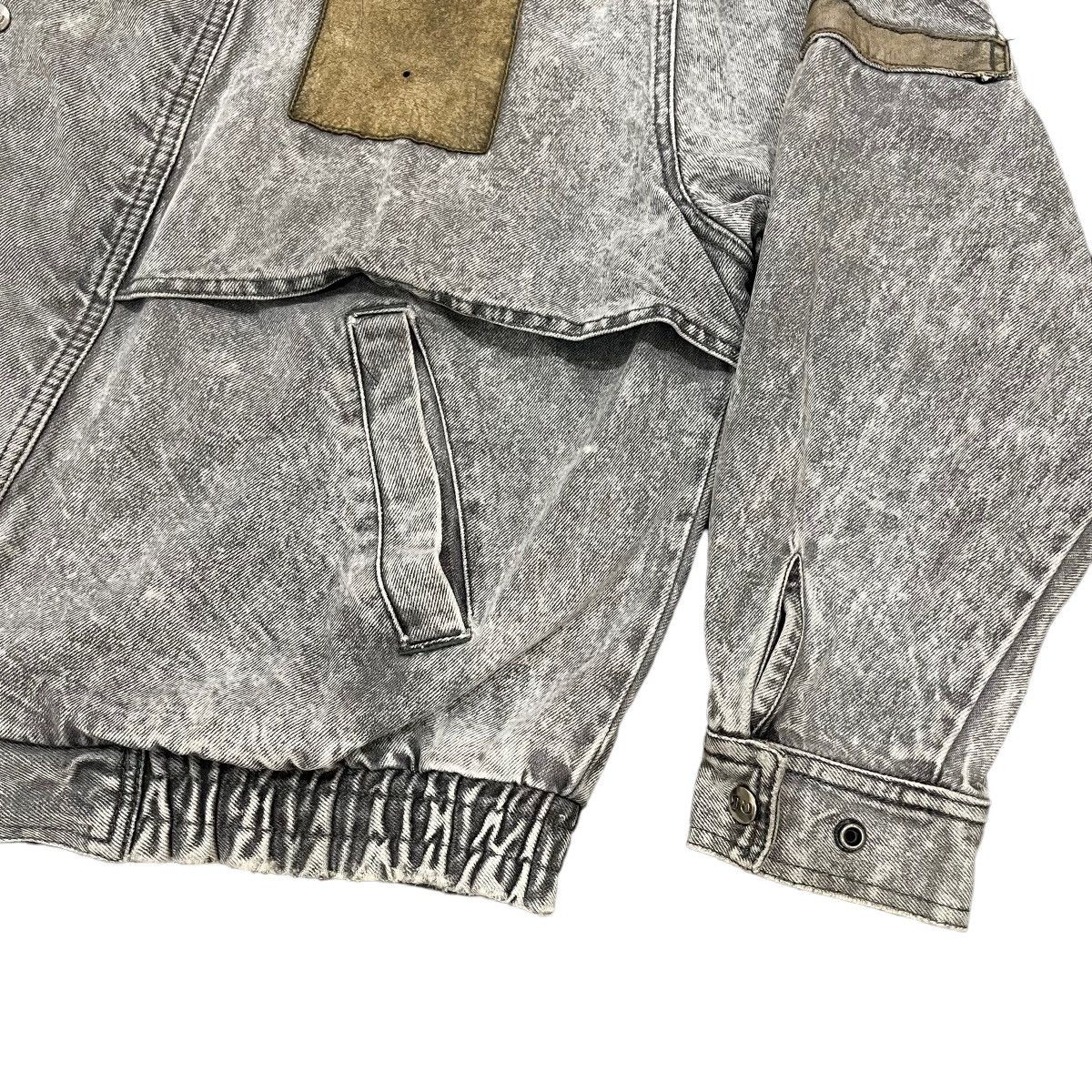 Designer × Giovanni Valentino × Vintage Vintage GIOVANNI Bondage Denim Jacket Size US XL / EU 56 / 4 - 4 Thumbnail