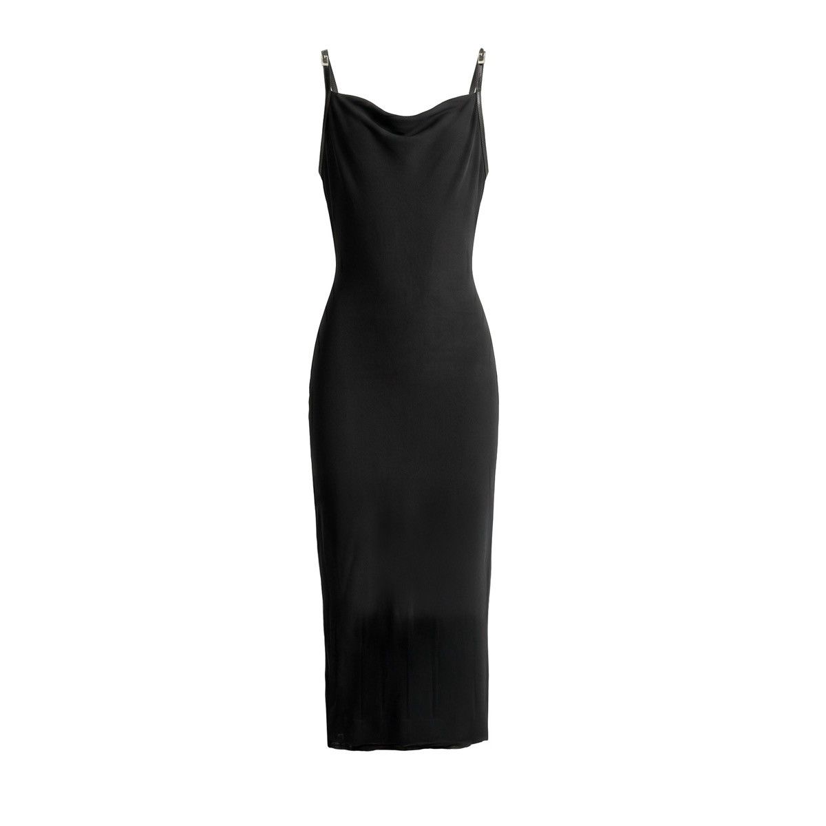 Gucci 1998 LEATHER STRAP LOGO DRESS Size XS / US 0-2 / IT 36-38 - 1 Thumbnail