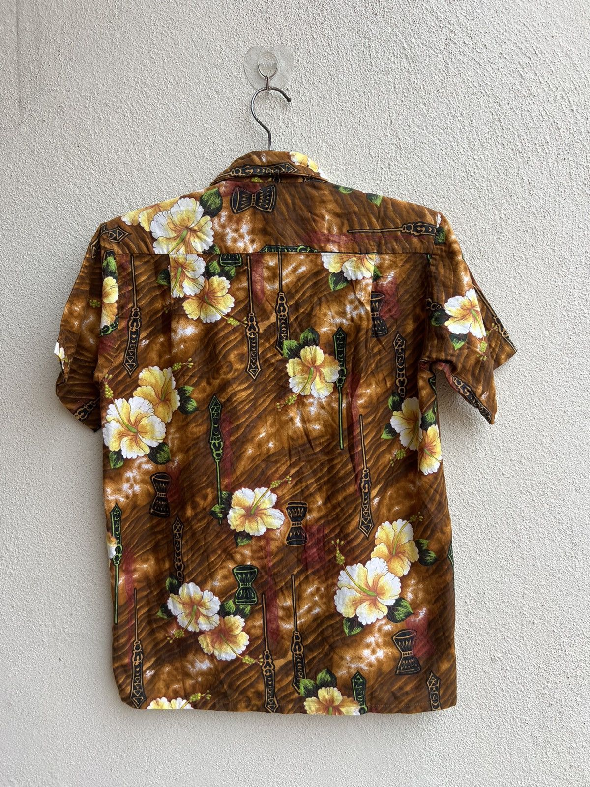 Vintage Vintage 70s Hawaiian Imperial Djembe Bongo Hawaii Shirt Size US S / EU 44-46 / 1 - 25 Thumbnail