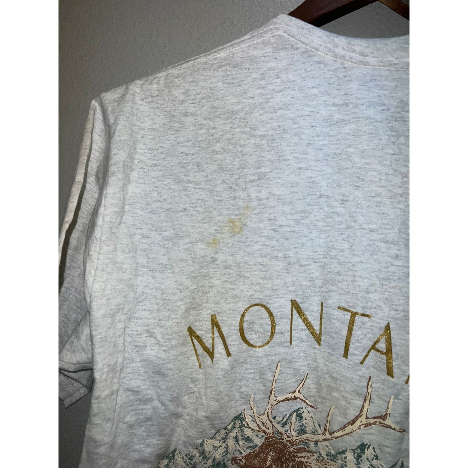 Jerzees Vintage Test Print Shirt Utah Rocky Mountains montana Shirt Size US L / EU 52-54 / 3 - 8 Thumbnail