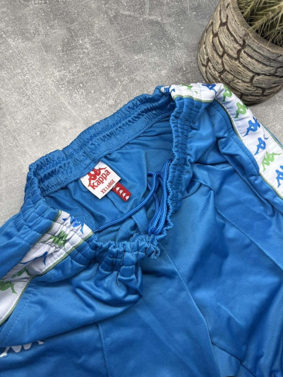 Kappa × Vintage VINTAGE KAPPA BLUE CLASSIC STRIPE TRACK PANTS Size US 33 - 10 Thumbnail