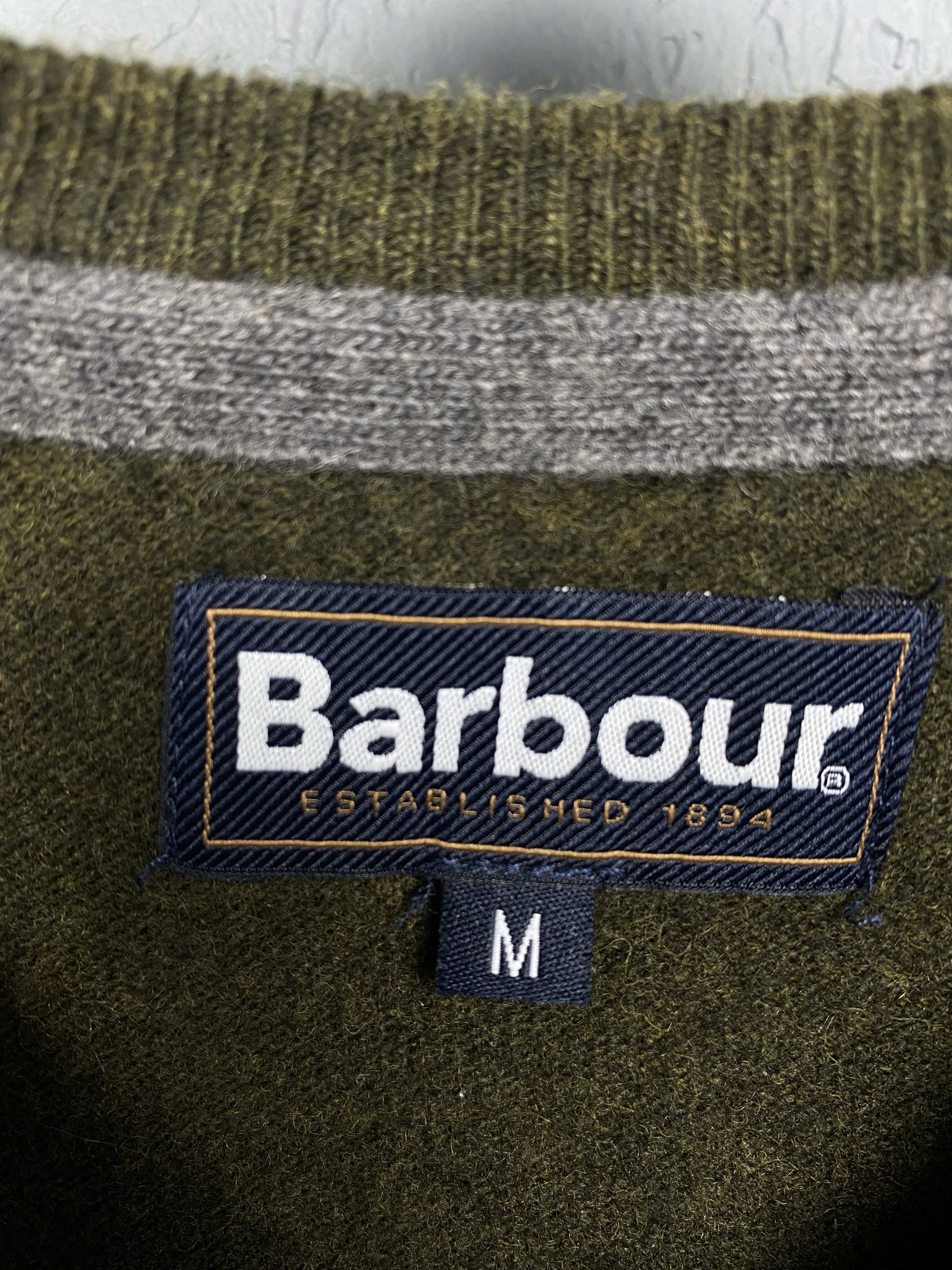 Barbour Barbour Vintage Mens Wool Crew Neck Sweater Size US M / EU 48-50 / 2 - 4 Thumbnail