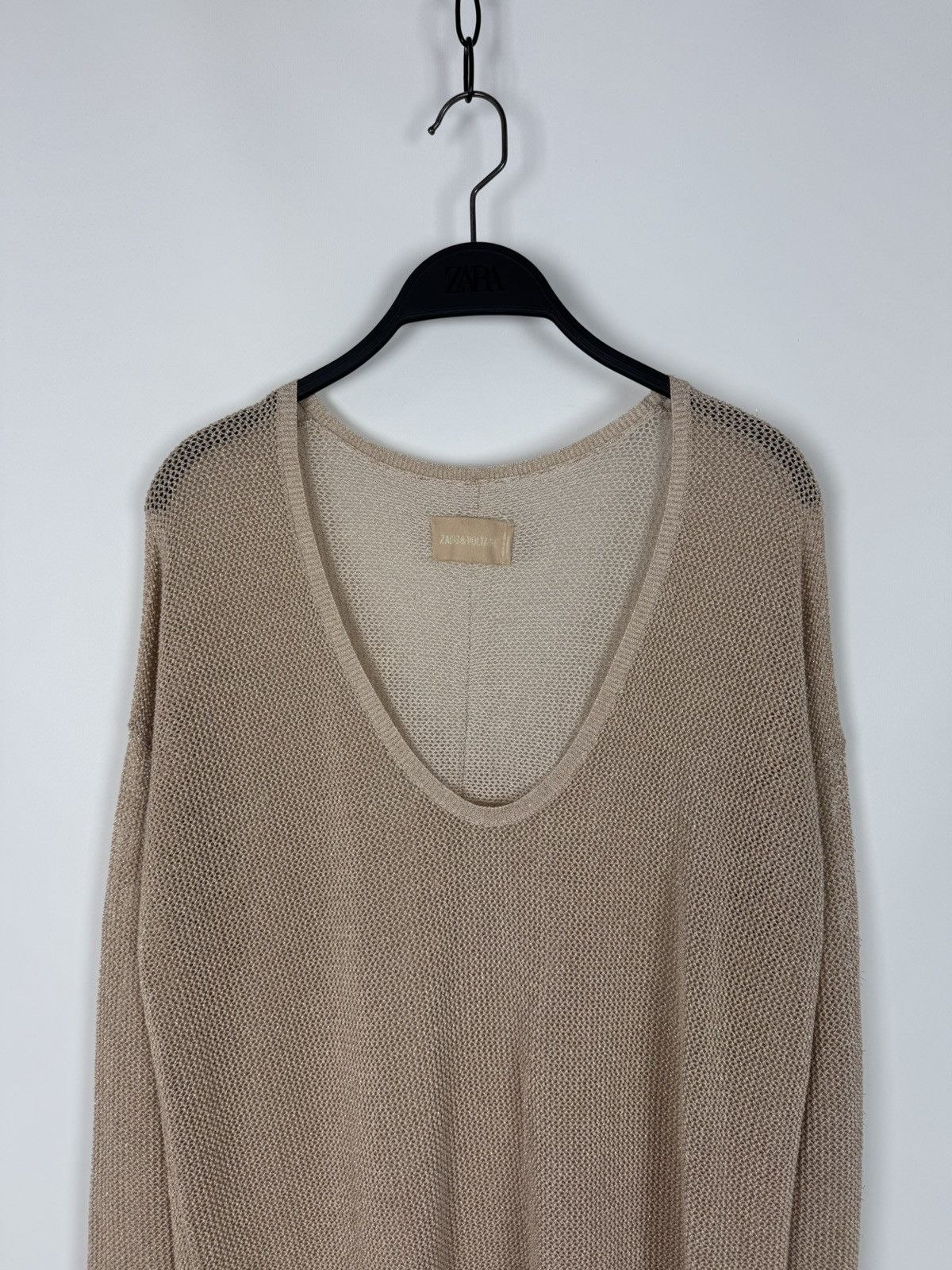 Zadig & Voltaire Zadig & Voltaire Mesh Tunic Dress Size L / US 10 / IT 46 - 4 Thumbnail