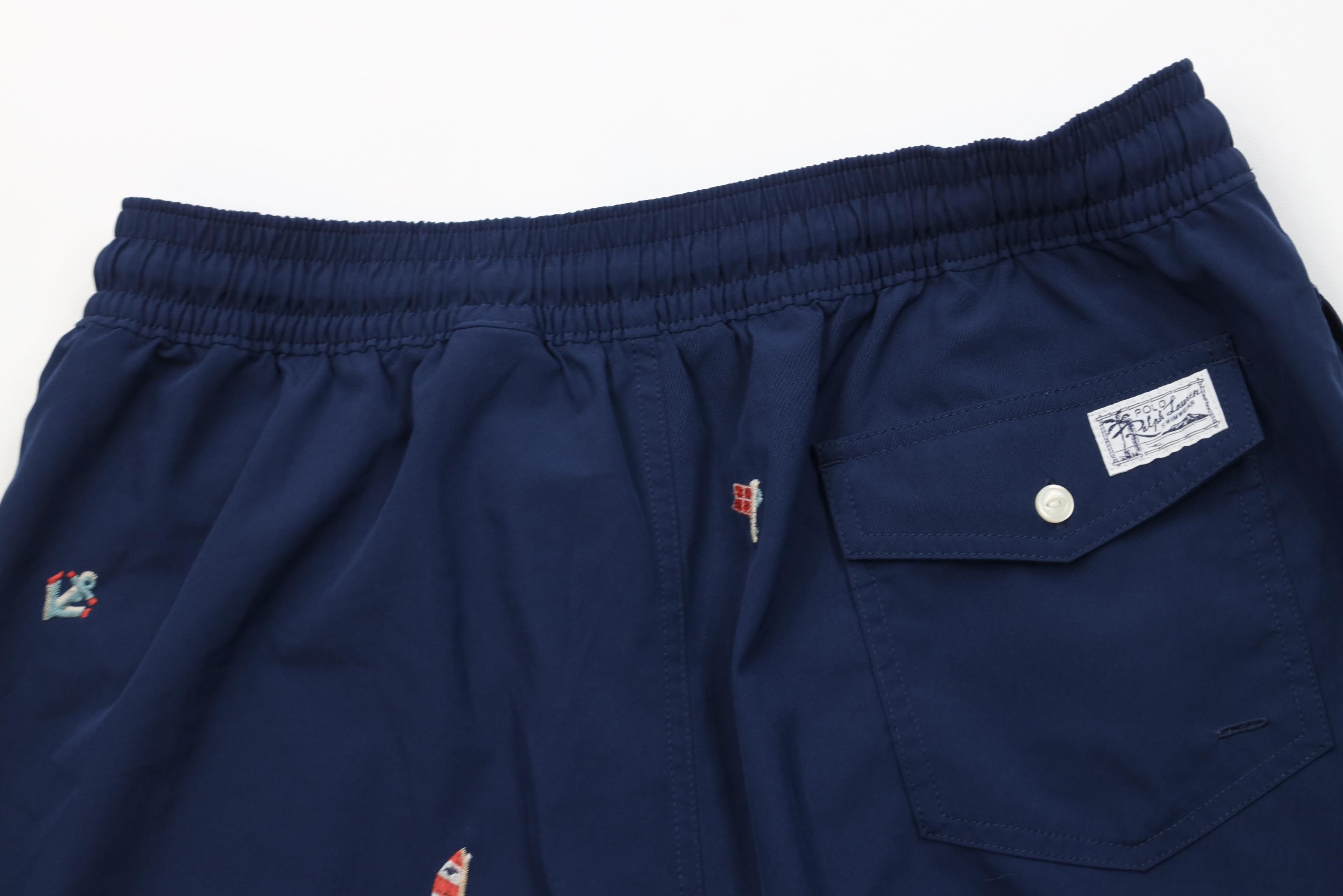 Polo Ralph Lauren Vintage Y2K Ralph Lauren Buoy All Over Print Lined Shorts Size US 34 / EU 50 - 10 Thumbnail