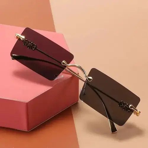 Electric Visual × Japanese Brand Dark Gold Frame Glasses Size ONE SIZE - 2 Thumbnail