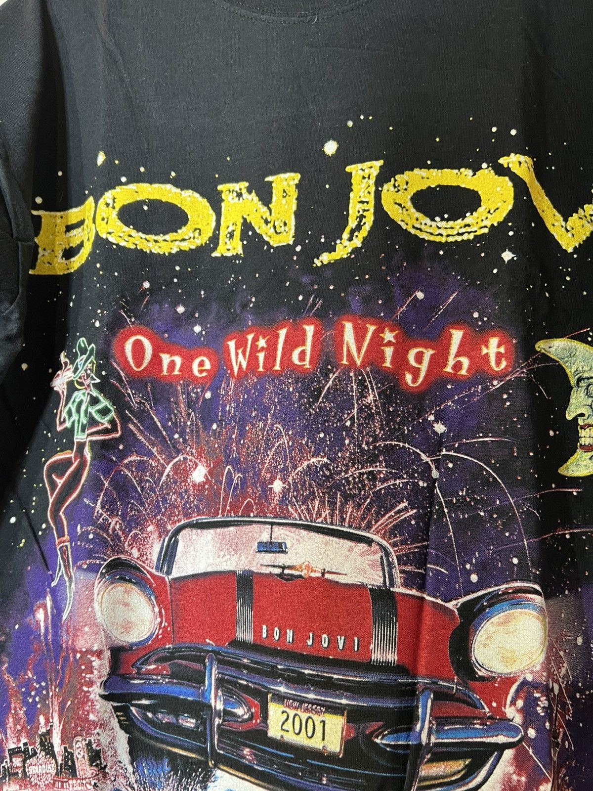Band Tees vintage Bon Jovi 01 tour shirt Size US L / EU 52-54 / 3 - 3 Thumbnail