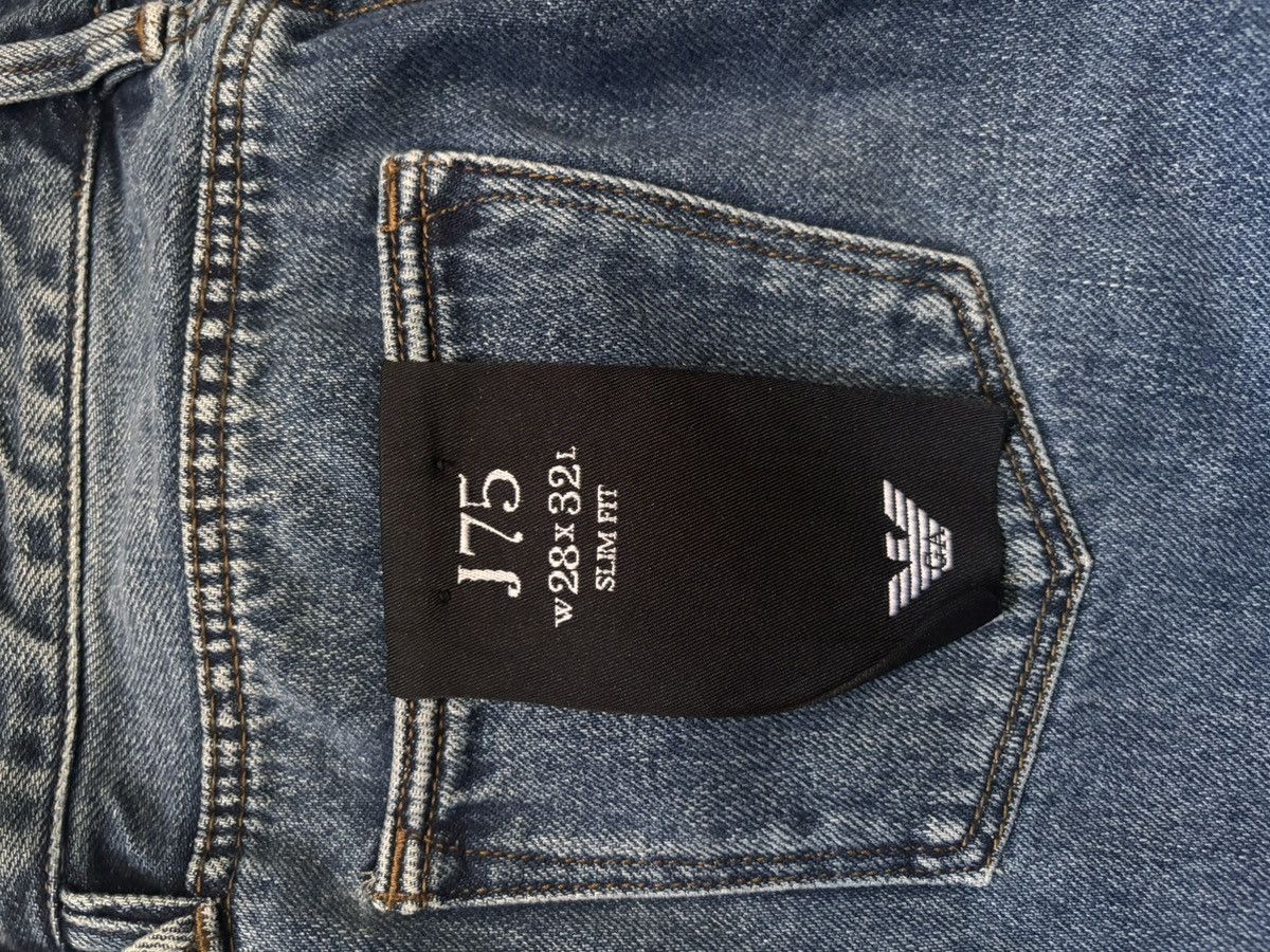 Emporio Armani Emporio Armani Blue Five-Pocket Jeans Size US 28 / EU 44 - 6 Thumbnail