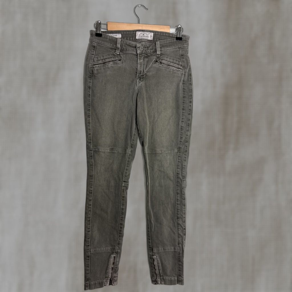 Lucky Brand Women's Olive Green Brooke Skinny Moto Style Size 4 Jeans User: Lucky Brand Women's Olive Green Brooke Skinny Moto Style Size 4 Jeans