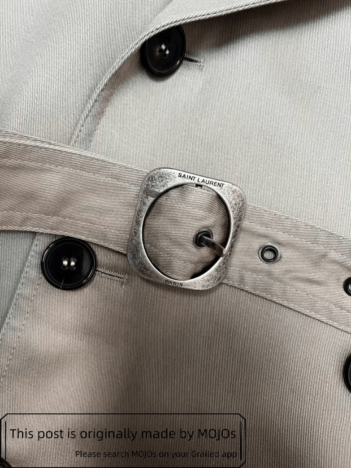 Saint Laurent Paris Sz 46 Saint Laurent Paris 19SS Trench Coat mojos9231309 Size US S / EU 44-46 / 1 - 5 Thumbnail
