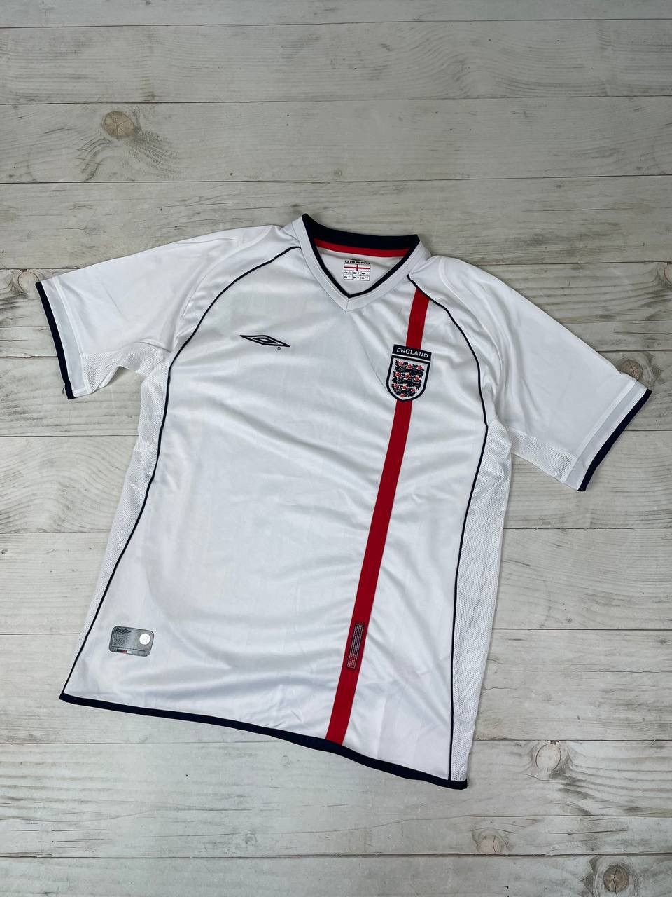 Umbro Vintage Umbro England 2001 2003 Home Shirt Soccer Jersey Size US XL / EU 56 / 4 - 1 Thumbnail