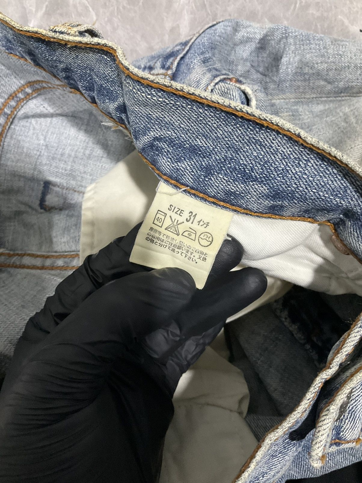 Levi's × Levi's Vintage Clothing × Vintage Vintage Levis 503 Distressed Jeans 359 Size US 31 - 4 Thumbnail