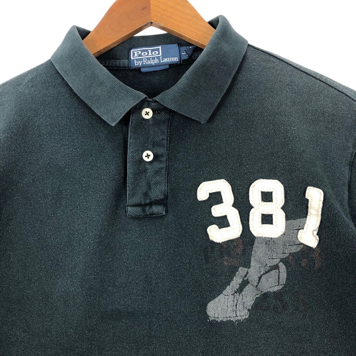 Polo Ralph Lauren Vintage Polo RALPH LAUREN P Wing Logo Polos Collared T-Shirt Size US L / EU 52-54 / 3 - 3 Thumbnail