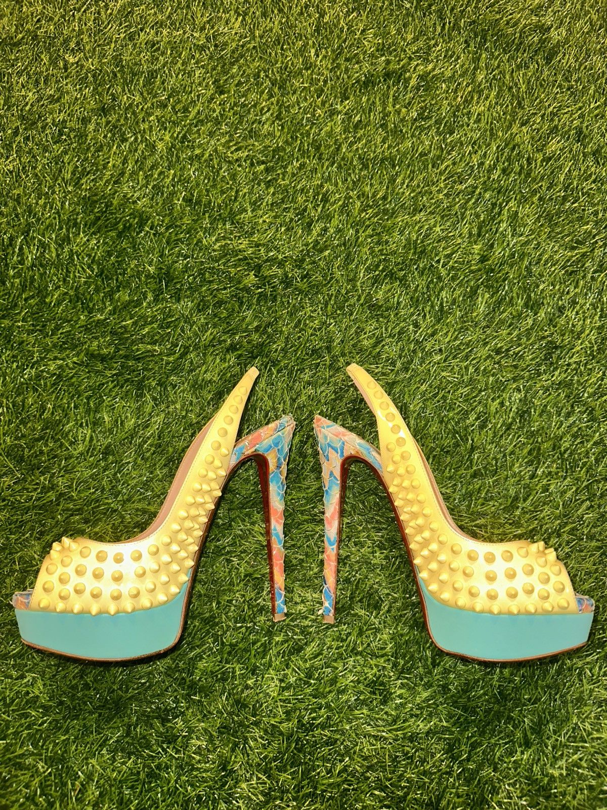 Christian Louboutin Christian Louboutin Lady Peeps 150 Spikes Size 36.5 Size US 6.5 / IT 36.5 - 4 Thumbnail