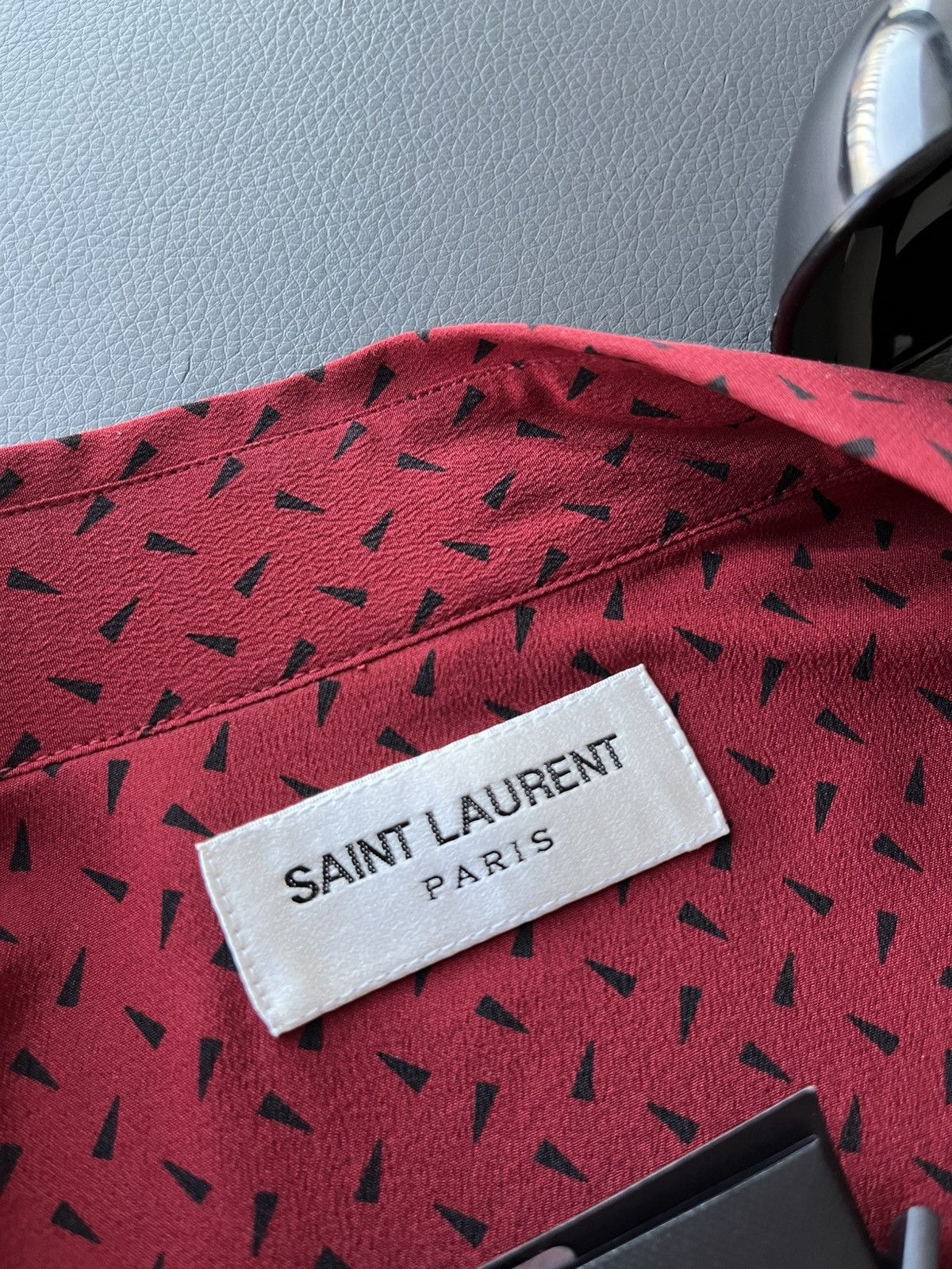 Hedi Slimane × Saint Laurent Paris × Yves Saint Laurent Saint Laurent Runway $1,300 Pure Silk Chemise CDC Shirt Size US L / EU 52-54 / 3 - 17 Thumbnail