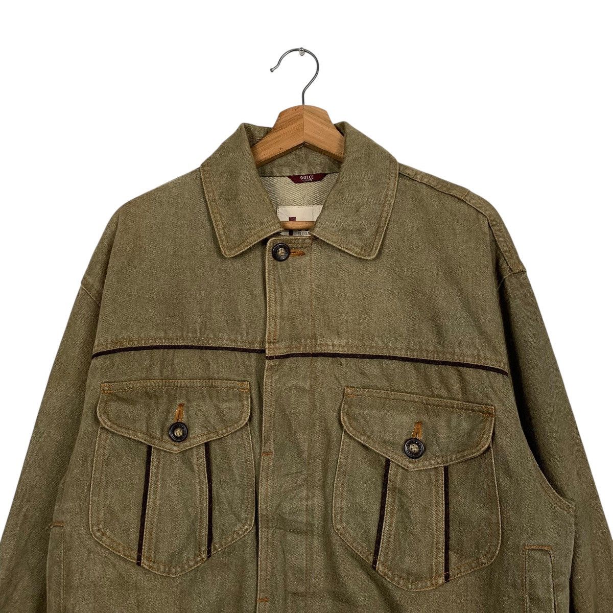 Japanese Brand Japanese Brand E Dolce Elegante Denim Jacket Size US M / EU 48-50 / 2 - 2 Thumbnail