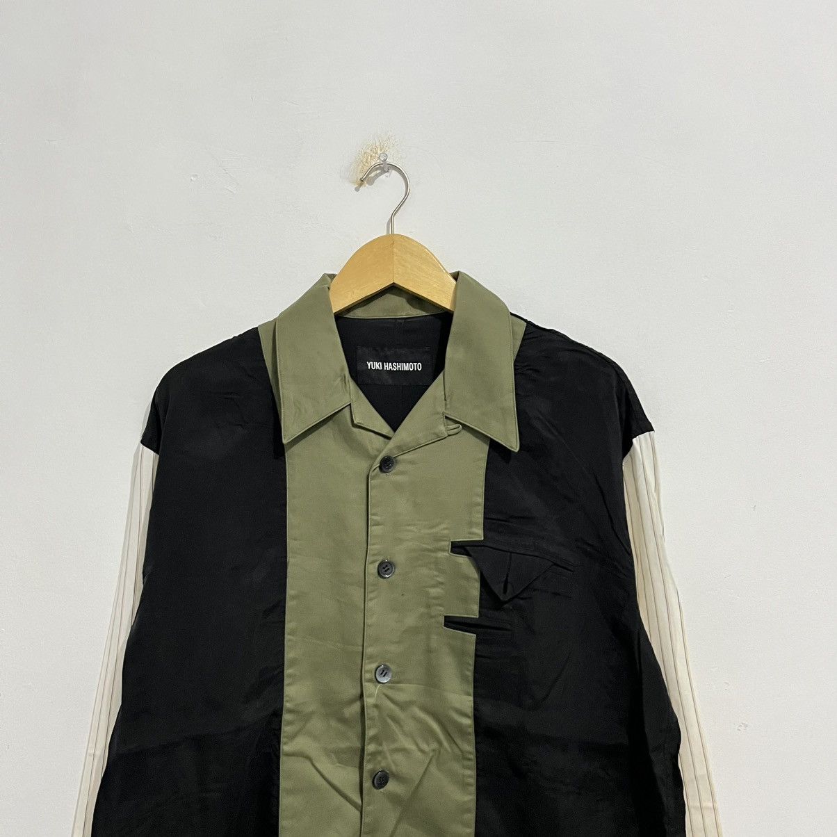 Japanese Brand Yuki Hashimoto Multi Panel Deconstructed Button-Up Shirt Size US L / EU 52-54 / 3 - 2 Thumbnail