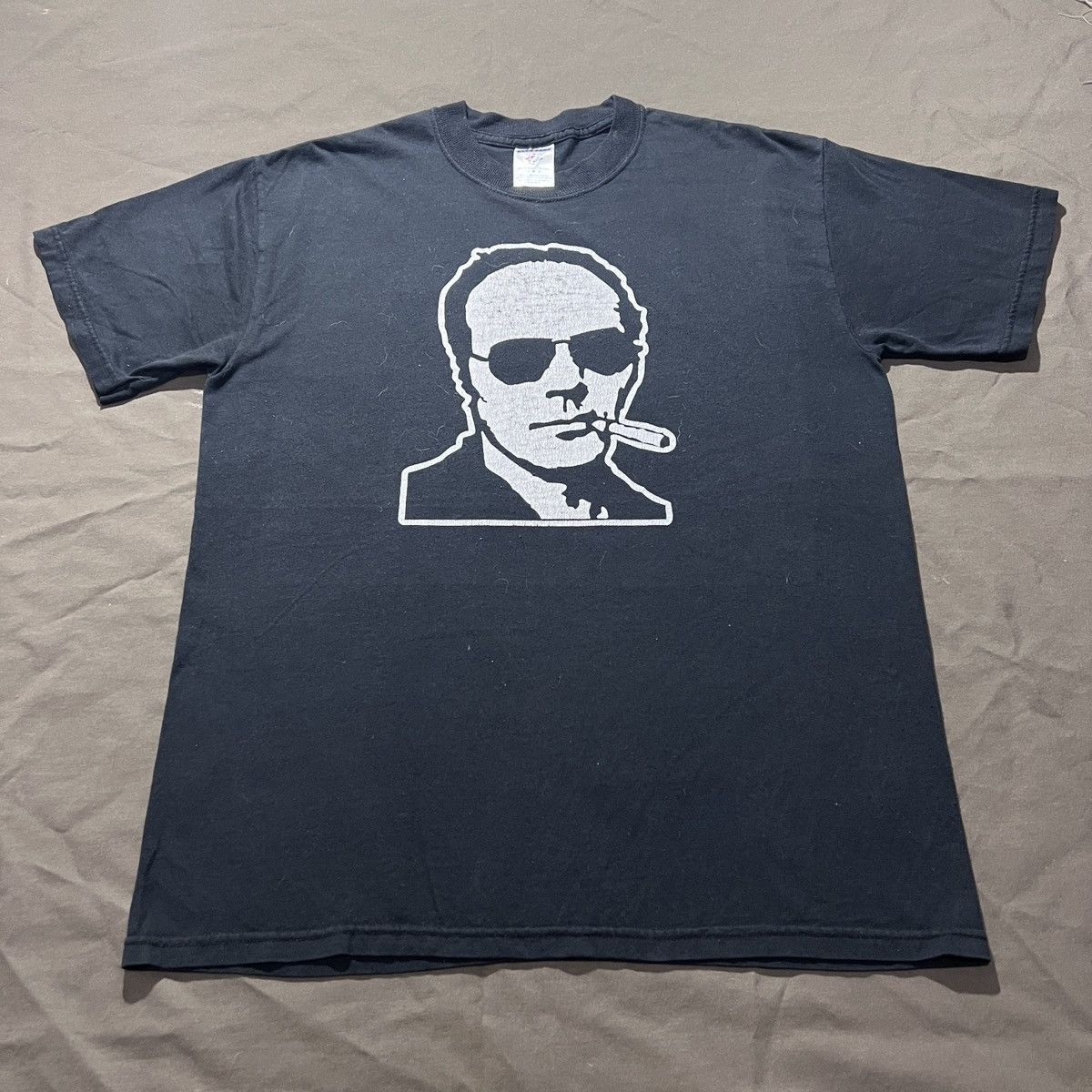Vintage Vintage Y2K Hunter S. Thompson Smoking Tee Gonzo journalism Size US M / EU 48-50 / 2 - 2 Thumbnail