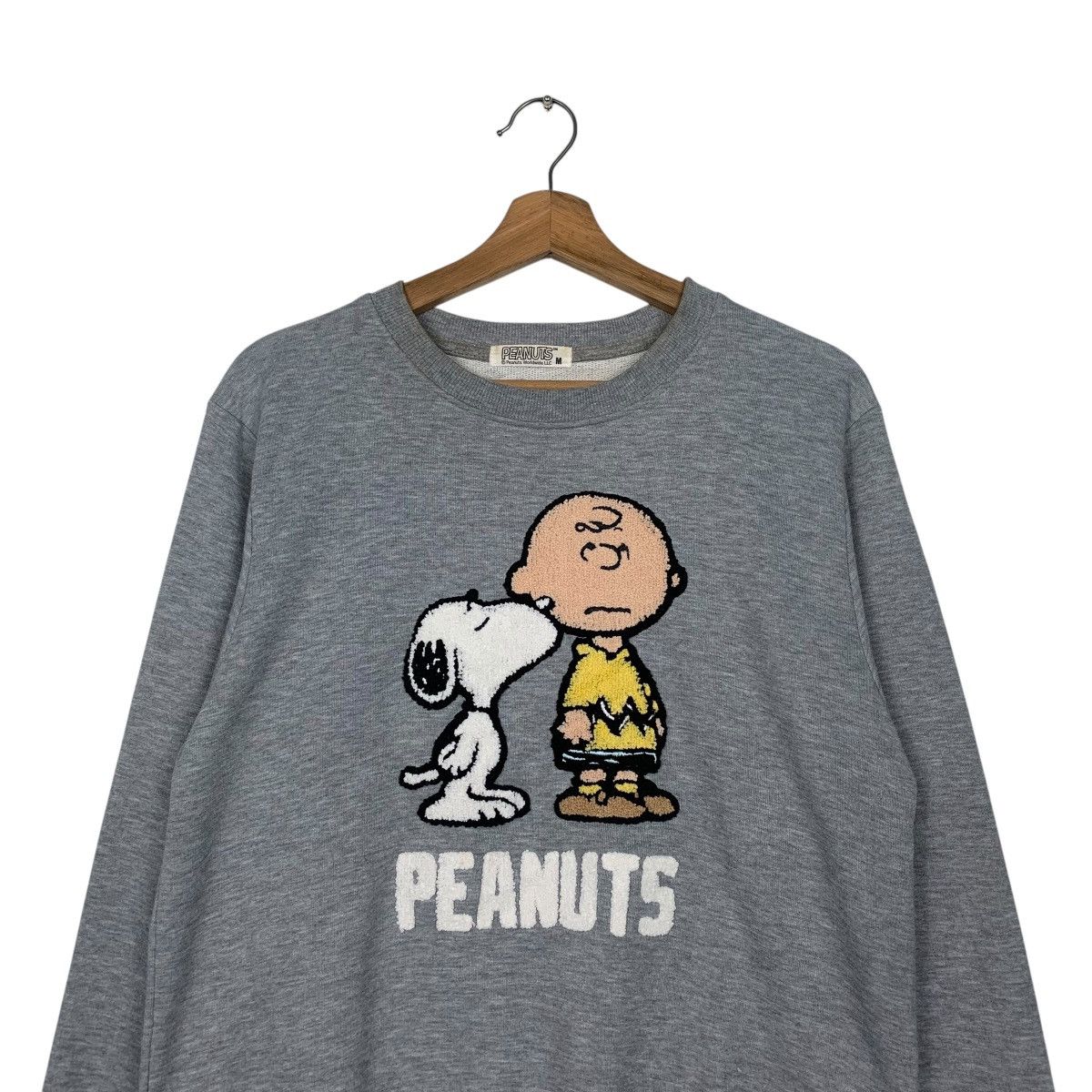 Peanuts Peanuts Snoopy Crewneck Gray Sweatshirt Size US M / EU 48-50 / 2 - 2 Thumbnail