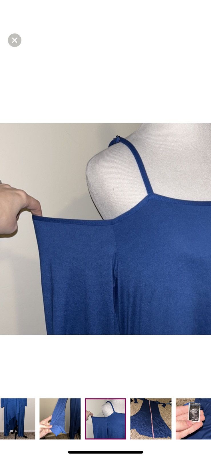 Shein Shein 3XL Blue cold shoulder dress Size 3XL / US 20-22 - 5 Thumbnail