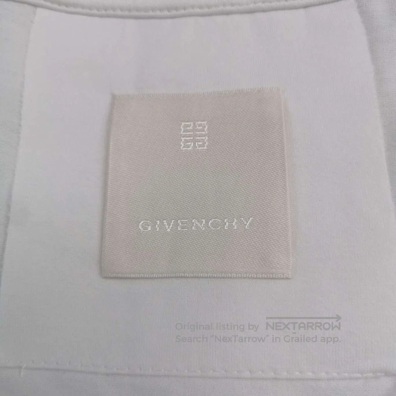 Givenchy Givenchy S Size Cotton Logo Crew Neck T. Size US S / EU 44-46 / 1 - 2 Thumbnail