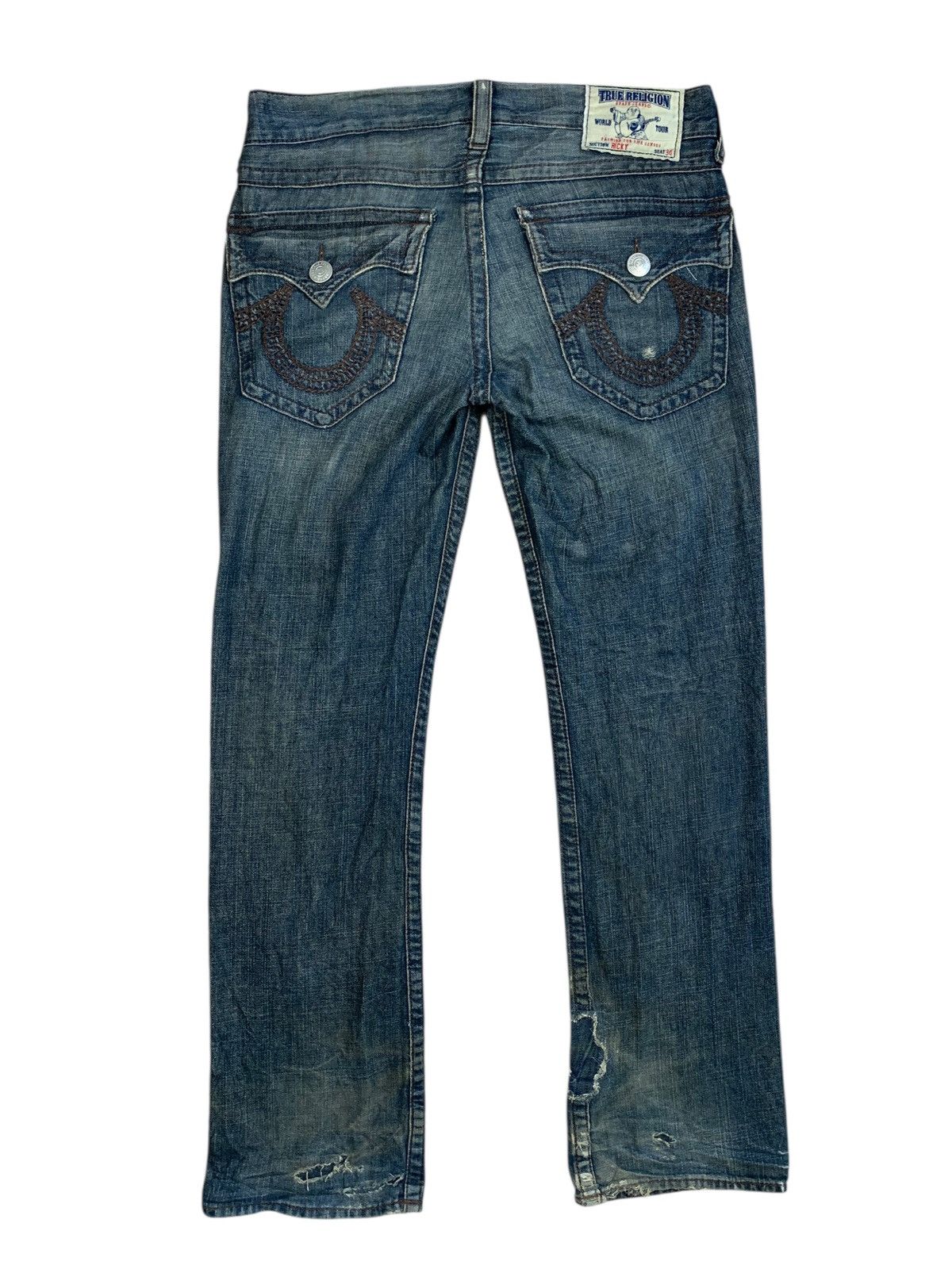 True Religion Y2K 2000’s True Religion Ricky Regular Fit Denim Size US 36 / EU 52 - 12 Thumbnail
