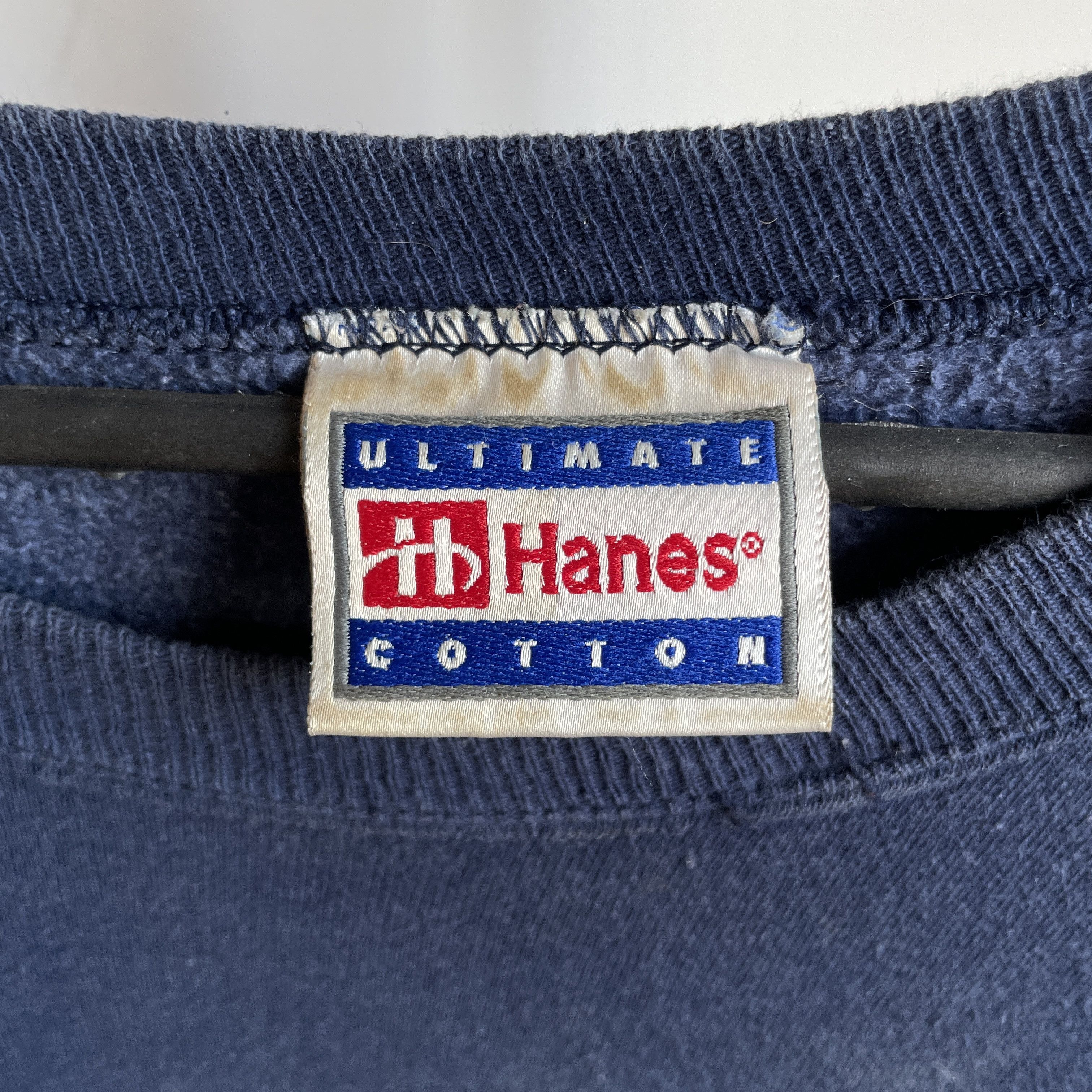 Hanes × Vintage Play Hockey Or Getta Puck Outta Here Vintage 90s Sweatshirt Size US XL / EU 56 / 4 - 8 Thumbnail