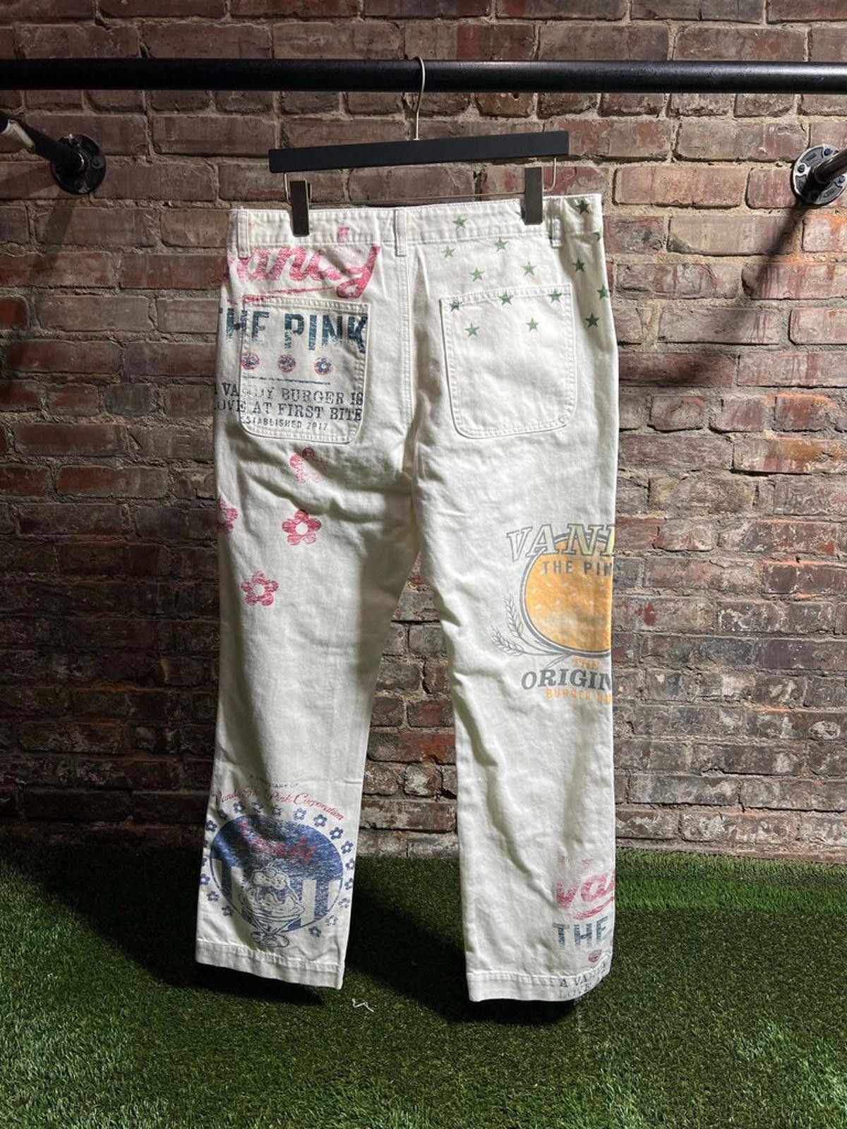 Vandy The Pink Vandy The Pink AOP Jeans Sz 34 Size US 34 / EU 50 - 2 Thumbnail