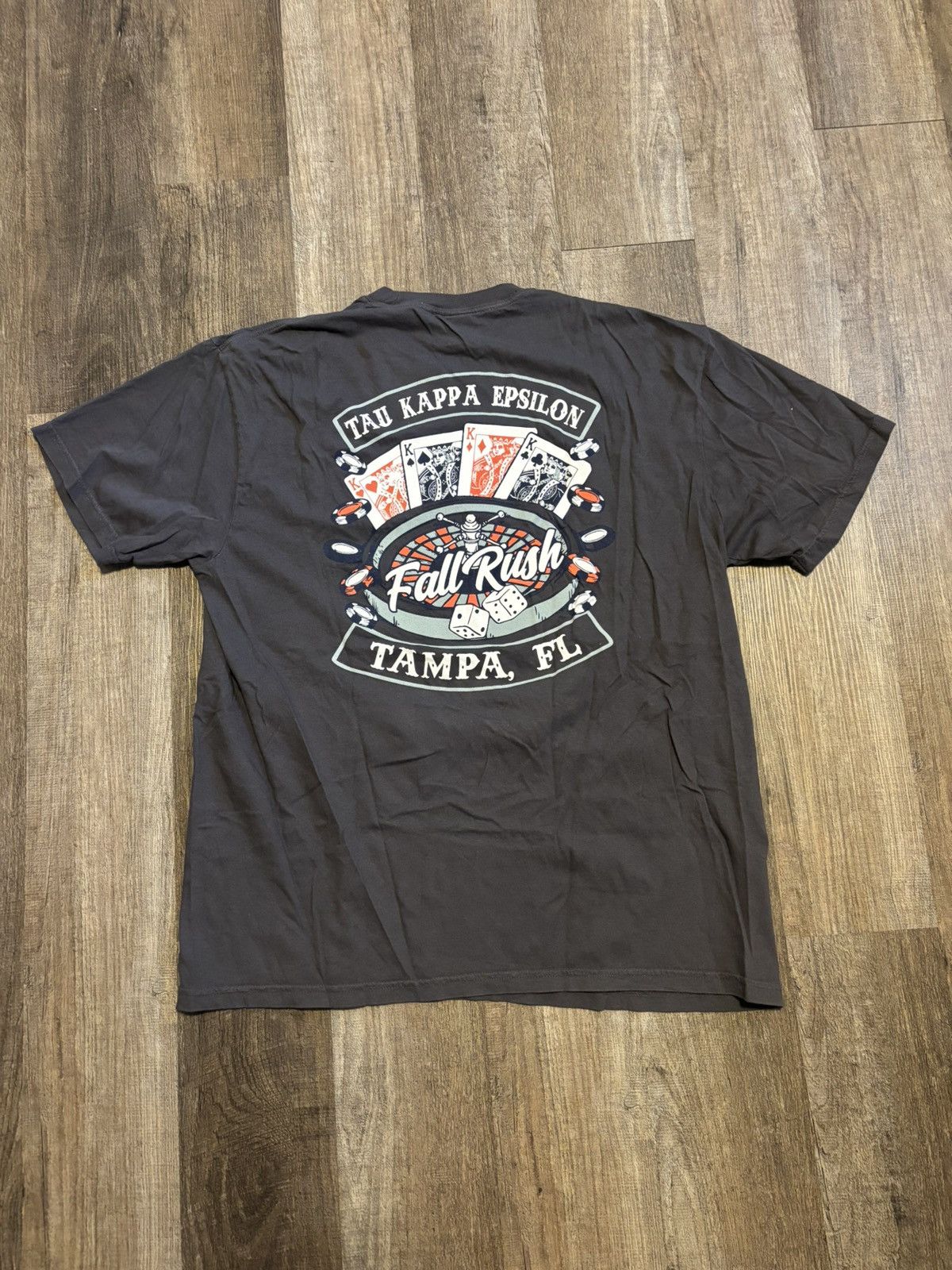 Comfort Colors TKE Spring Rush 2024 Casino Tee Shirt Size US XL / EU 56 / 4 - 3 Thumbnail
