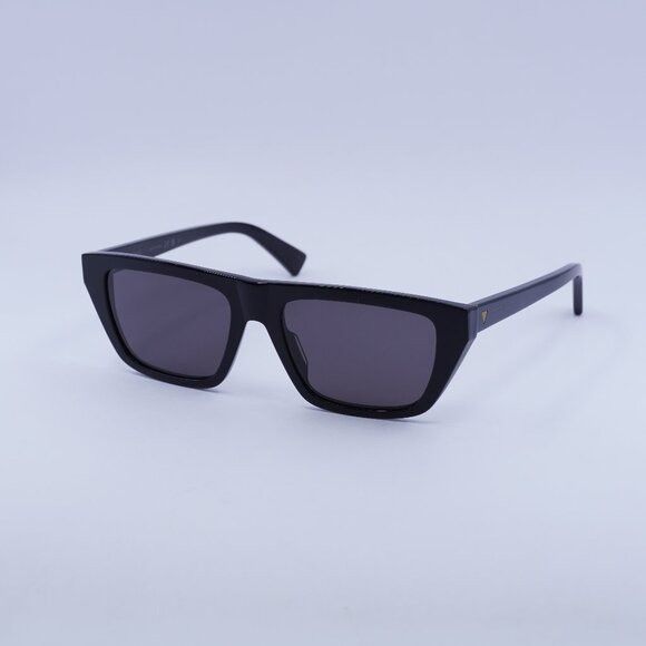 Bottega Veneta BV1291S 001 Sunglasses Black Rectangle Frame