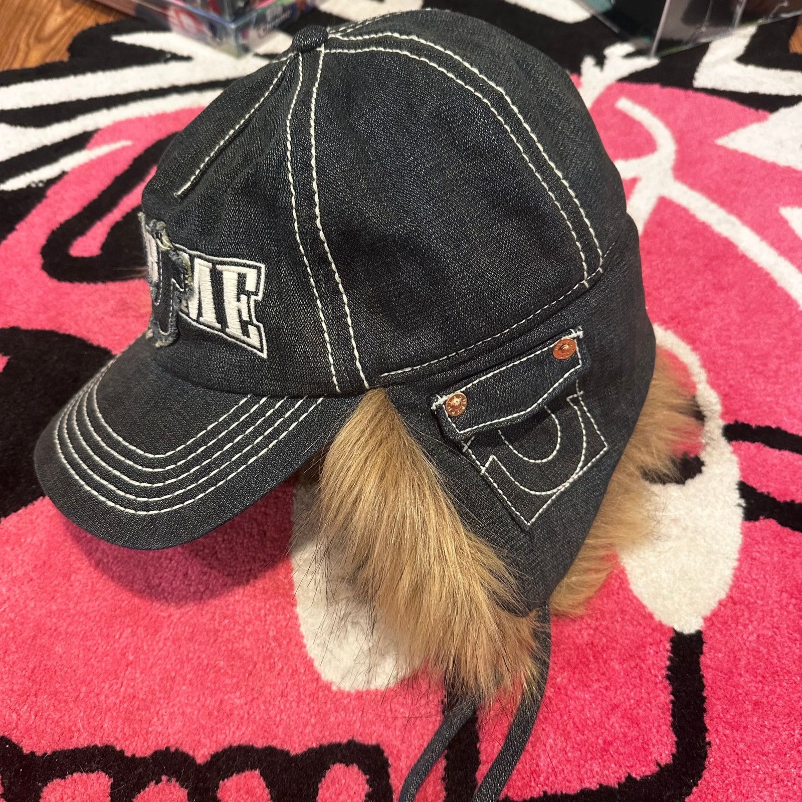 Supreme Supreme True Religion Earflap 5-Panel – Navy – L/XL Size ONE SIZE - 7 Thumbnail