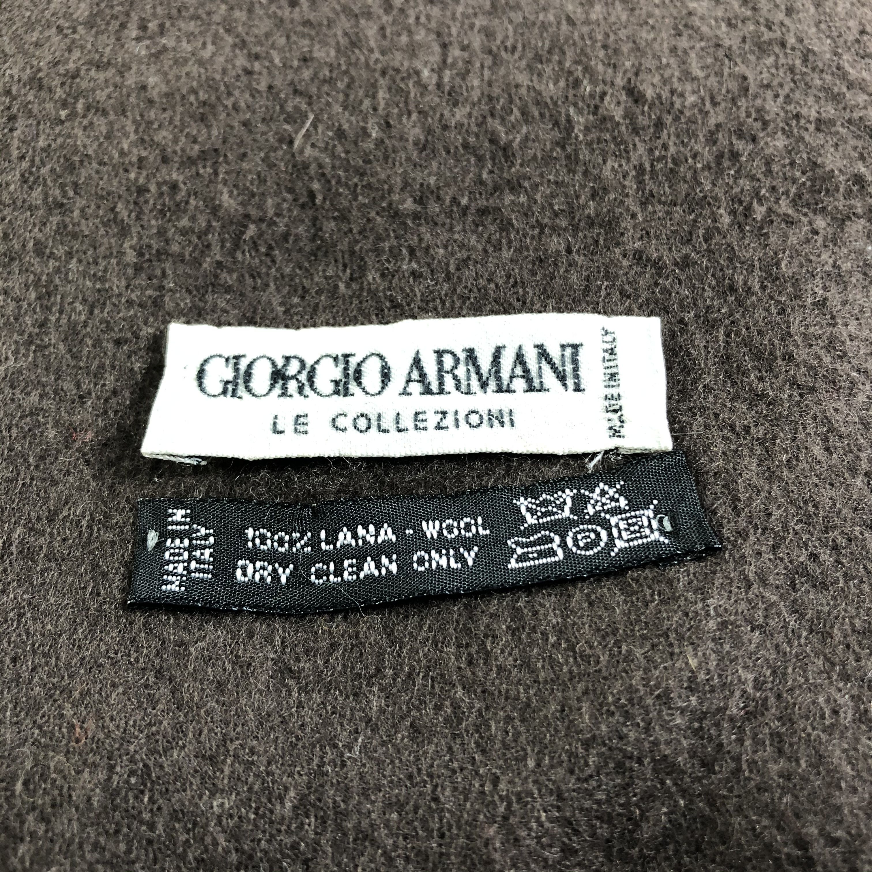 Giorgio Armani Giorgio Armani Wool Scarf Muffler Neckwear V2345 Size ONE SIZE - 5 Thumbnail