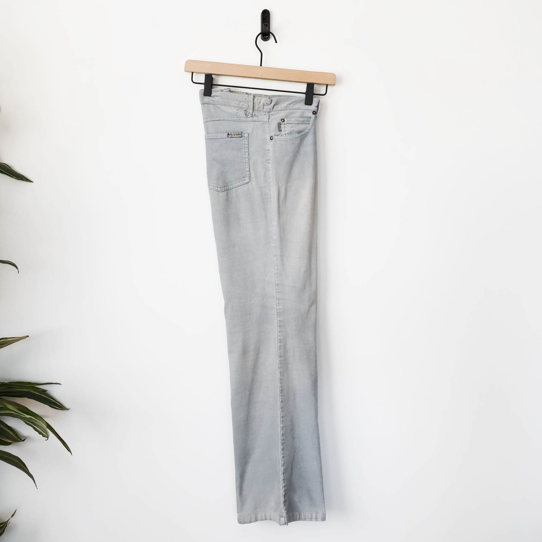 Vintage VTG Max Studio Distressed Boot Cut Flare Corduroy Jeans Size 32" / US 10 / IT 46 - 5 Thumbnail