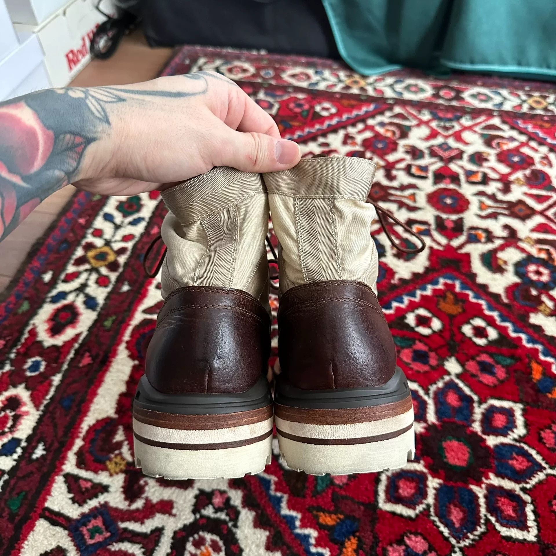 Visvim visvim 13ss 7hole 73-folk Work Boots Size US 8.5 / EU 41-42 - 7 Thumbnail