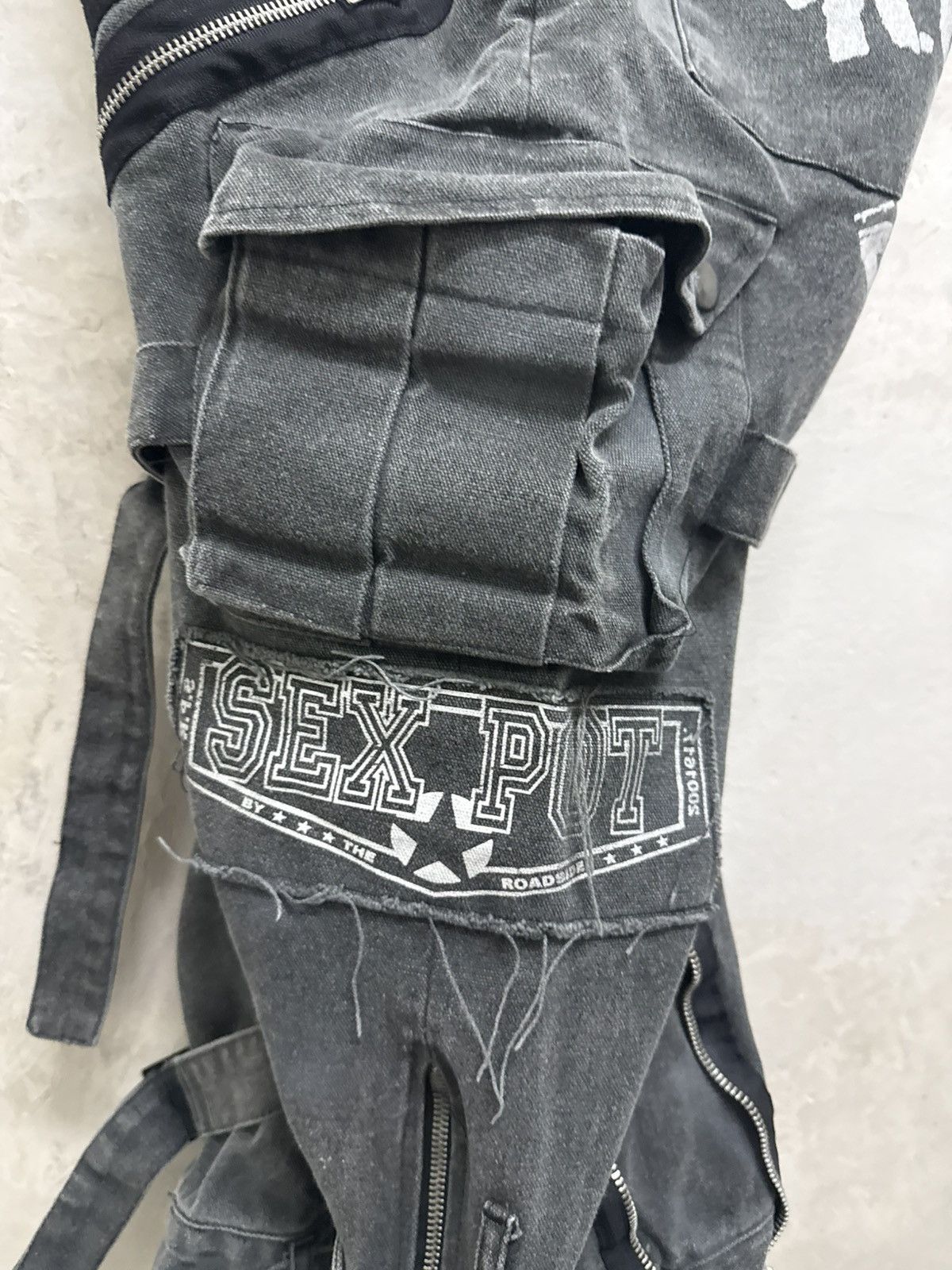 Sex Pot ReVeNGe ☠️ Sex Pot Revenge Distressed Bondage Punk Jorts Size US 30 / EU 46 - 10 Thumbnail