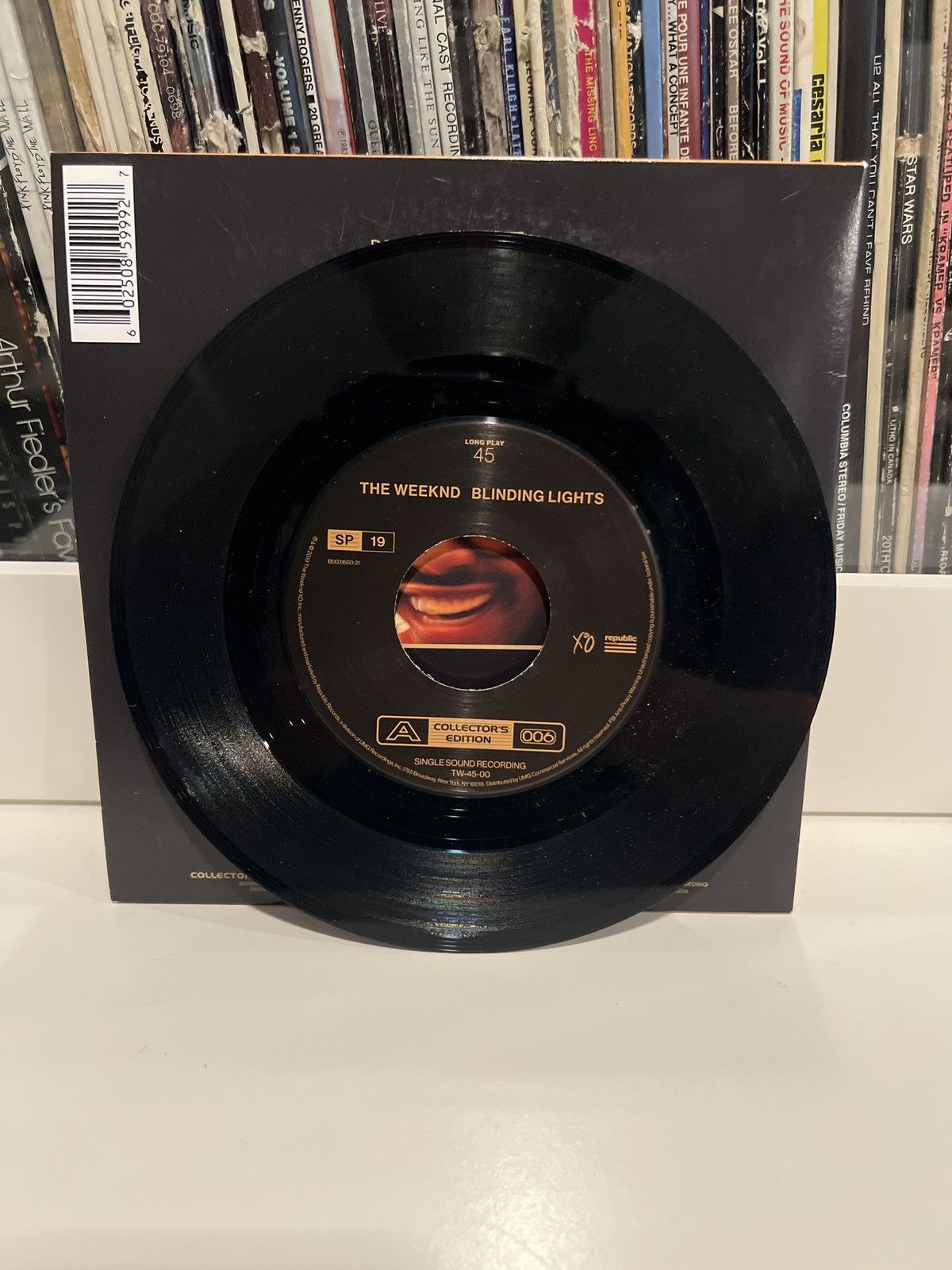 The Weeknd × XO The Weeknd – Blinding Lights Vinyl 7in Limited Edition Size ONE SIZE - 3 Thumbnail