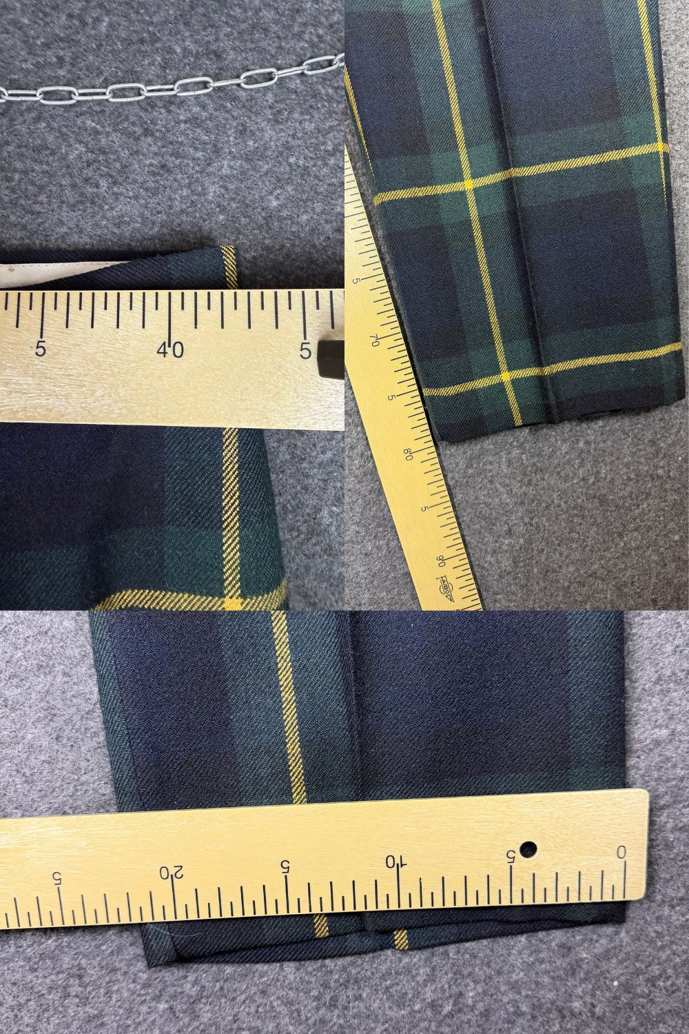 Polo Ralph Lauren 1998 RRL Ralph Lauren Early USA Wool Tartan Trousers Size US 38 / EU 54 - 14 Thumbnail