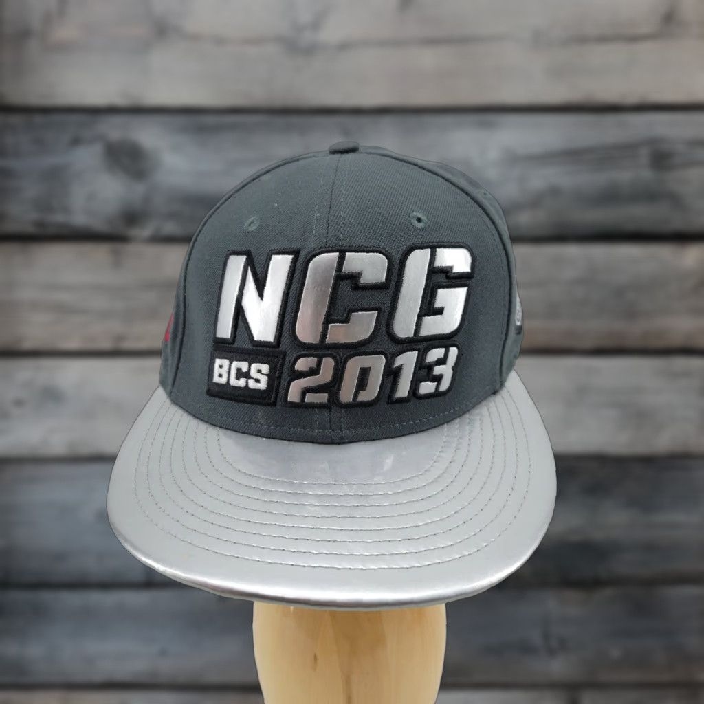 Nike Nike NCG BCS 2013 Alabama College Football Snapback Gray Hat Cap Size ONE SIZE - 1 Thumbnail