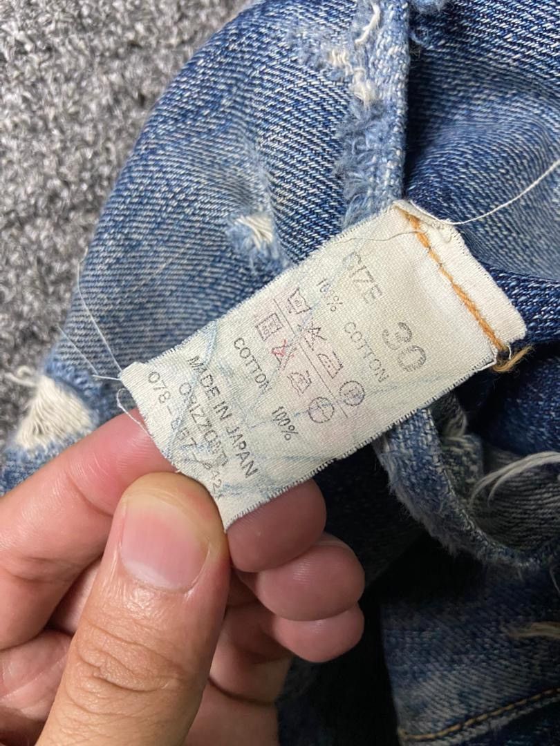 Denime Vintage DENIME Distressed Denim Jeans (137) Size US 29 - 4 Thumbnail
