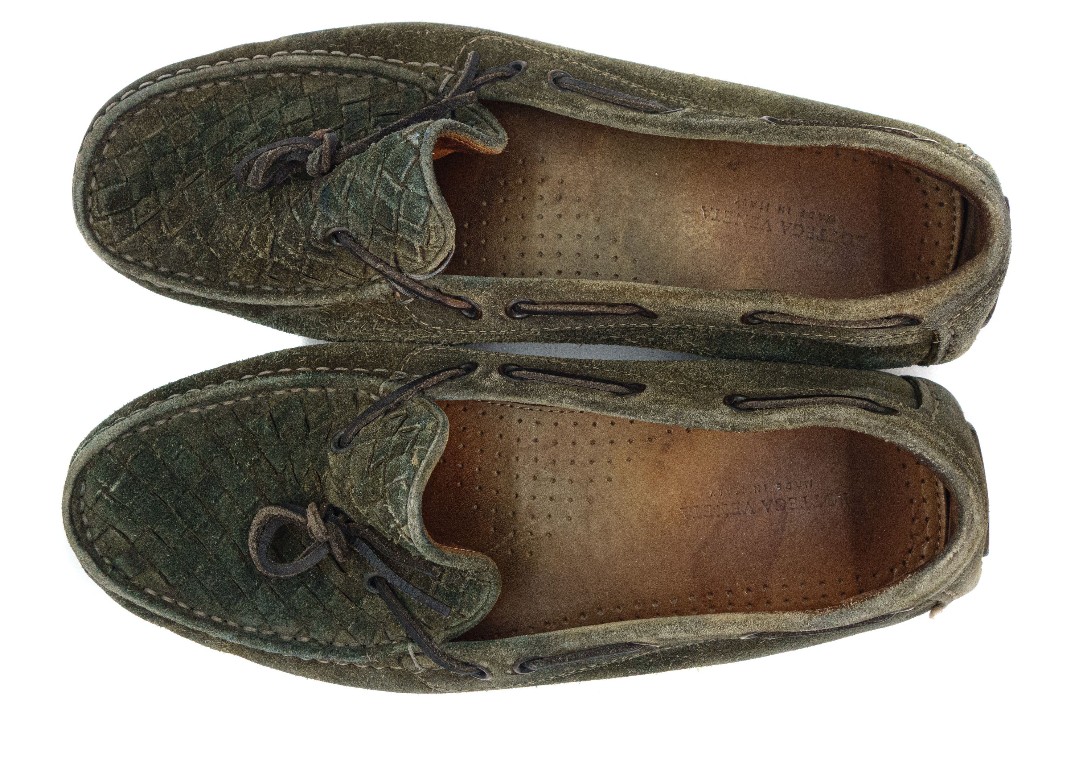 Bottega Veneta Woven Suede Loafers Size US 7 / EU 40 - 3 Thumbnail