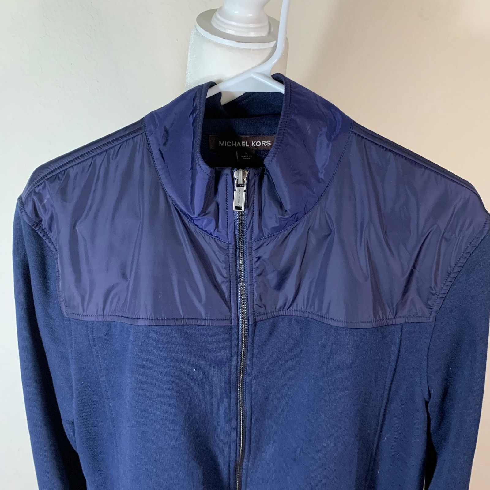 Michael Kors Michael Kors Women's Long-Sleeve Full-Zip Jacket Size L Size L / US 10 / IT 46 - 4 Thumbnail