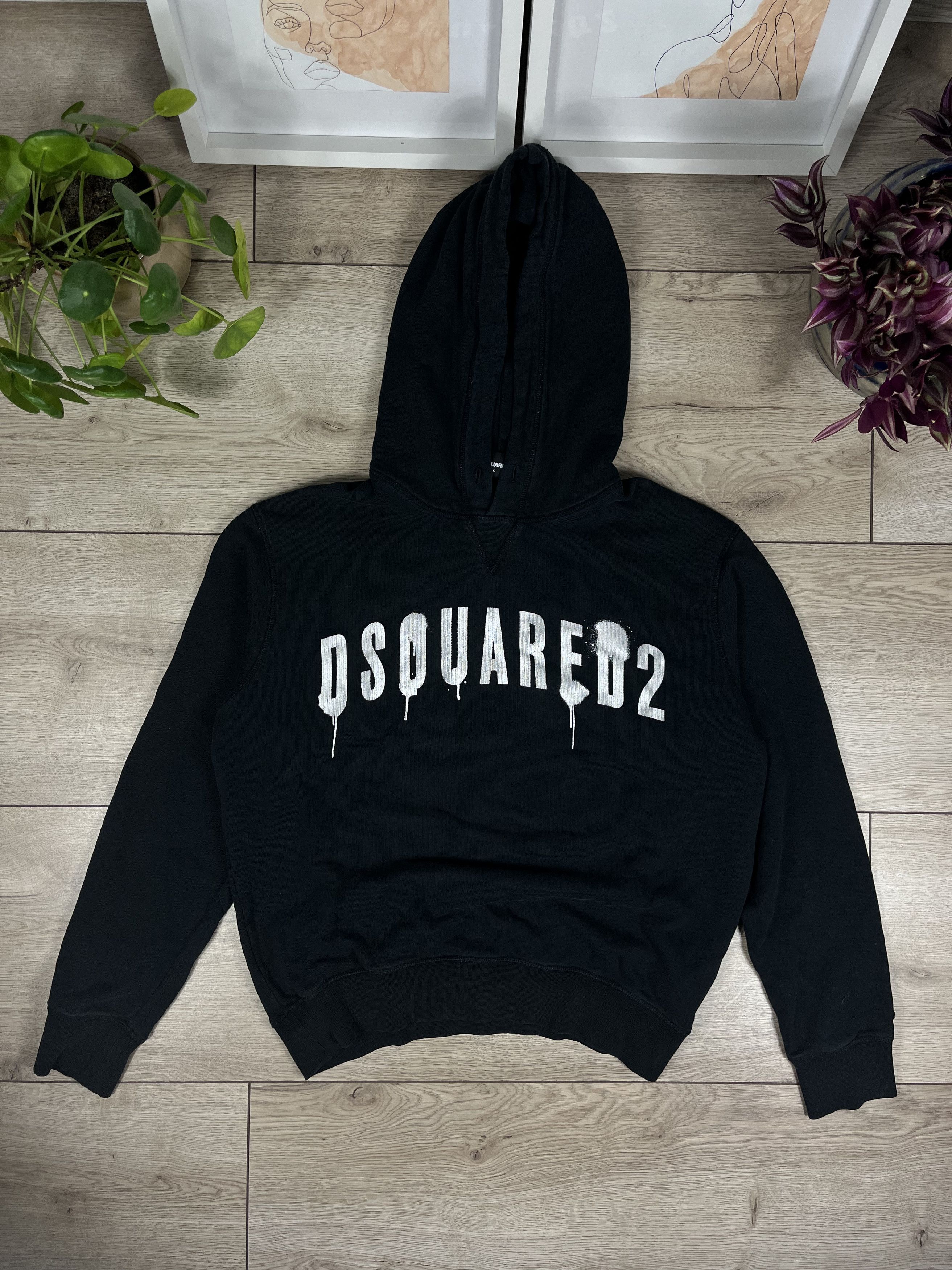 Designer × Dsquared2 Dsquared2 Boxy hoodie flame logo Size US S / EU 44-46 / 1 - 1 Thumbnail