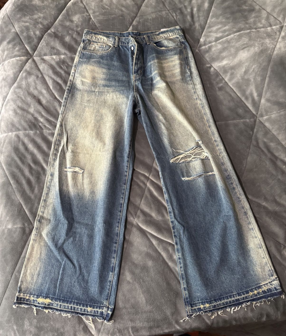 MNML MNML Baggy Rave Denim - Blue / 36 Size US 36 / EU 52 - 5 Thumbnail