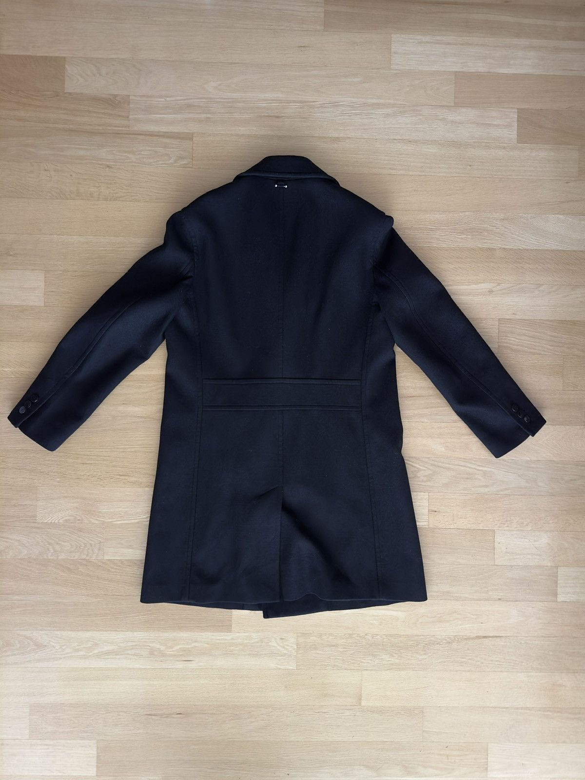 Neil Barrett Minimalist Double-Breasted Coat Black Medium Size US M / EU 48-50 / 2 - 4 Thumbnail