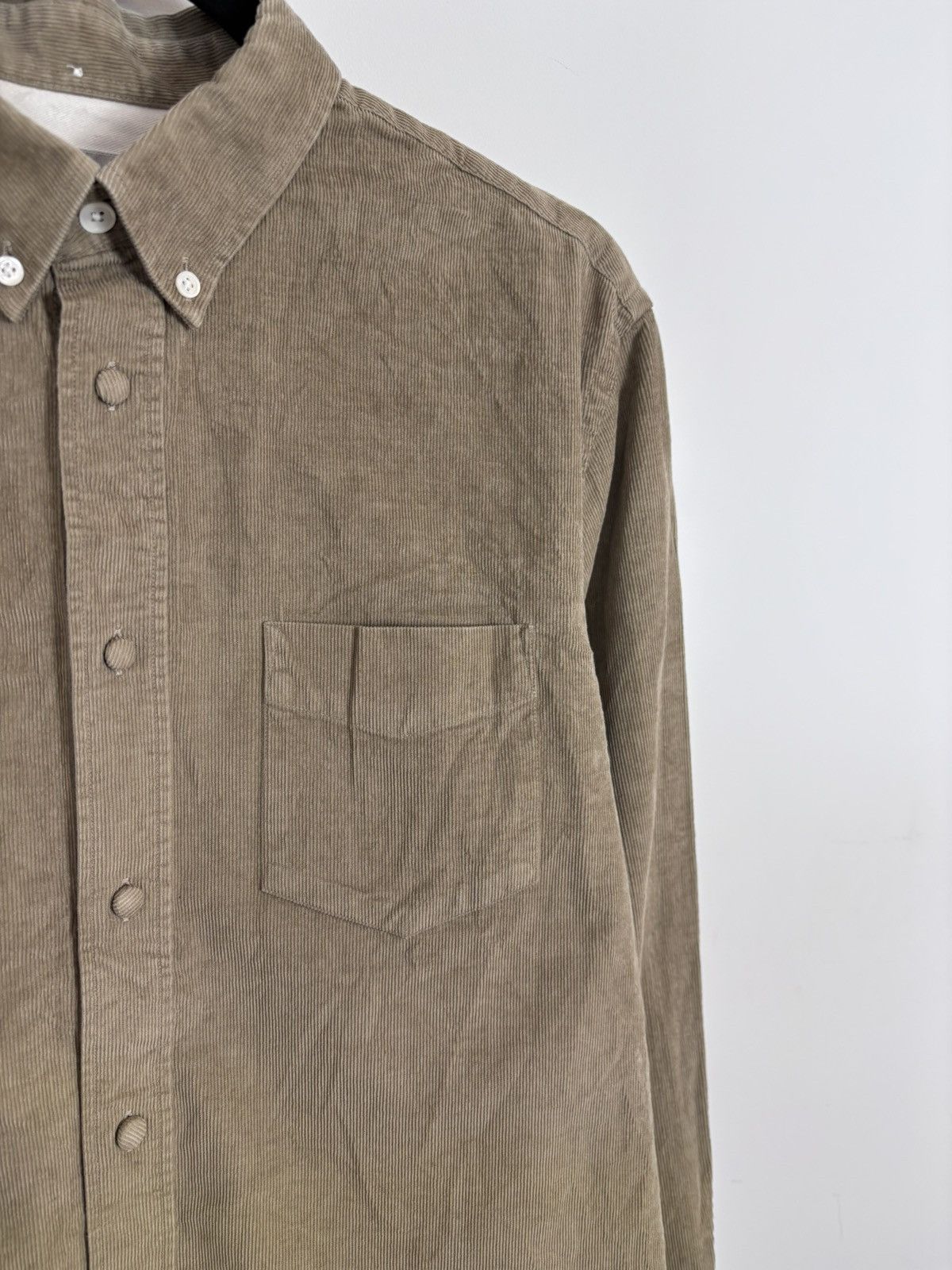 Acne Studios Acne Studios Isherwood Corduroy Velvet Long Sleeve Shirt Size US M / EU 48-50 / 2 - 6 Thumbnail