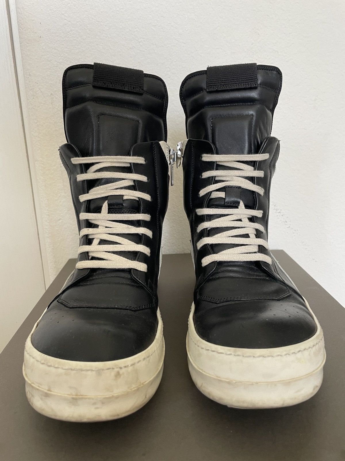 Rick Owens SS18 Dirt Geobaskets black and white Size US 8.5 / EU 41-42 - 2 Thumbnail