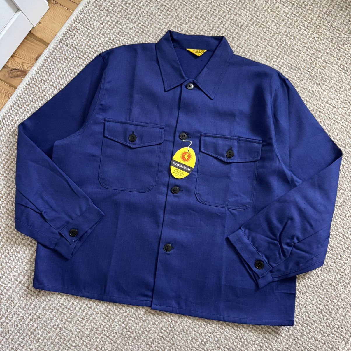 Le Laboureur German deadstock vintage HBT works french jacket Size US M / EU 48-50 / 2 - 1 Thumbnail