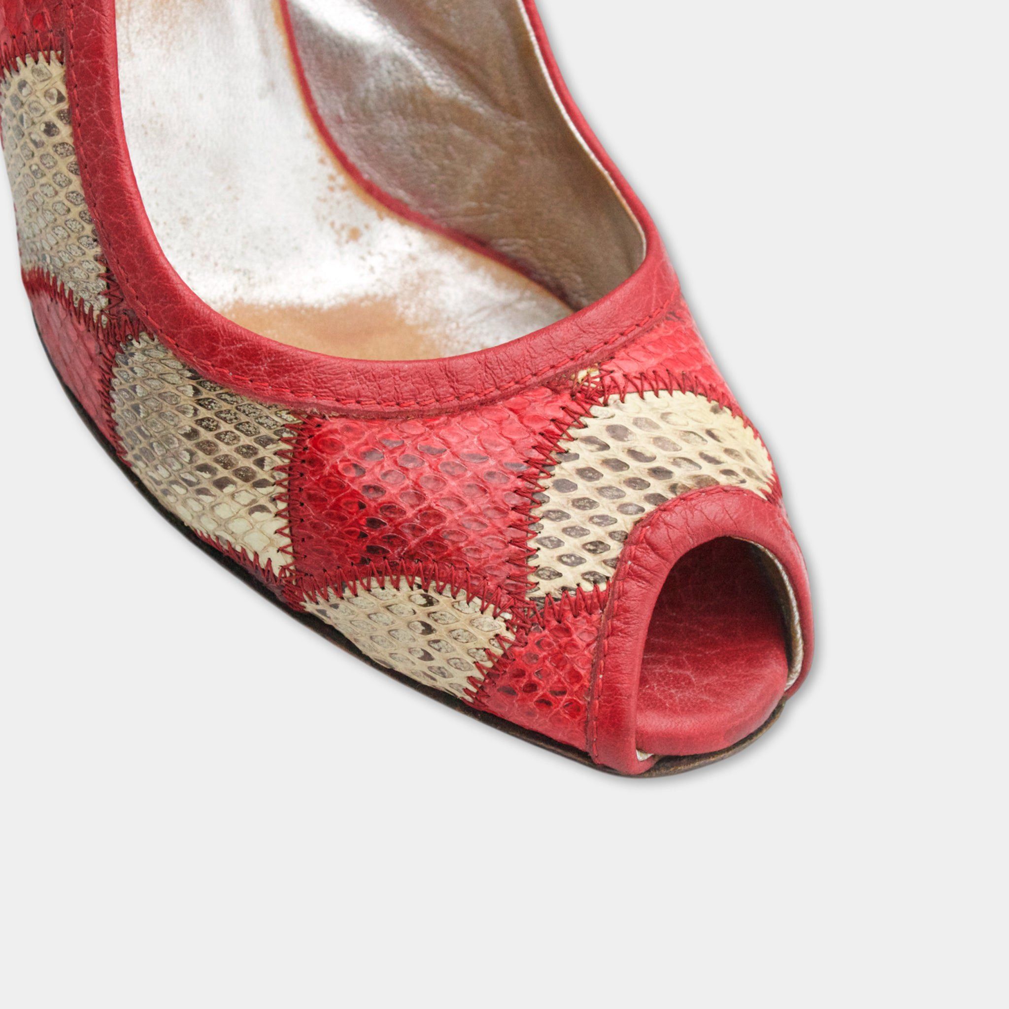 Dolce & Gabbana Dolce & Gabbana Checkered Heels Size US 8.5 / IT 38.5 - 2 Thumbnail