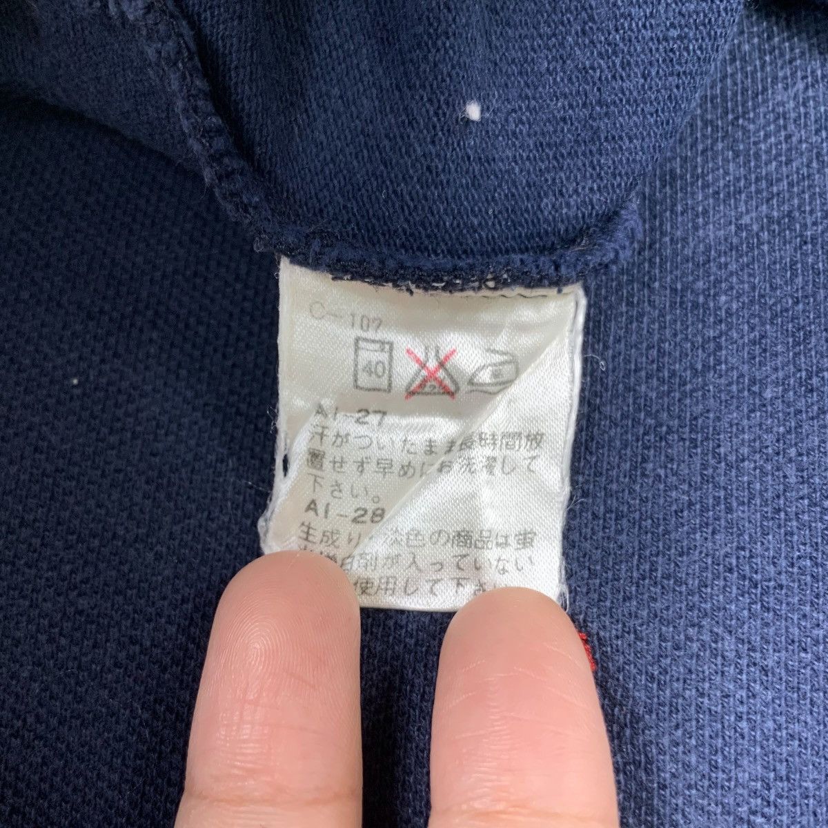Polo Ralph Lauren Vintage 90’ POLO RALPH LAUREN Natural Indigo Dye Tee Shirt Size M / US 6-8 / IT 42-44 - 8 Thumbnail